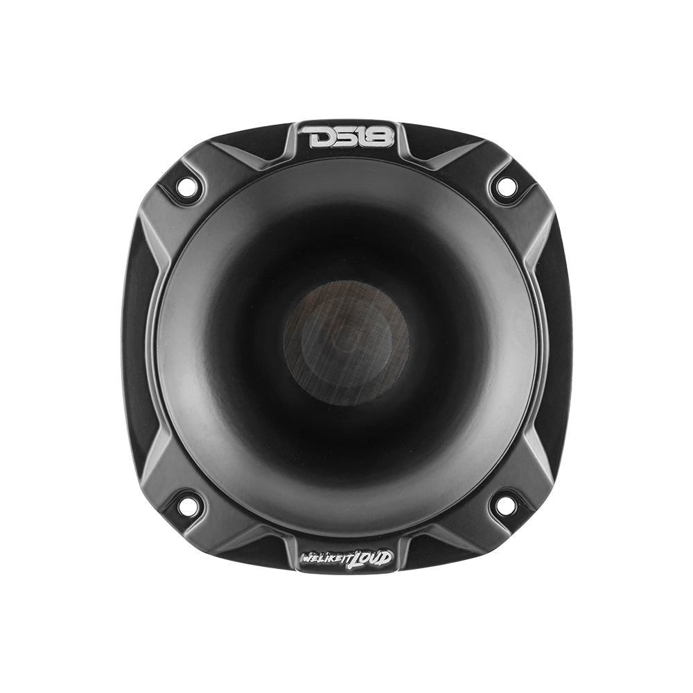 2" Throat Bolt On Neodymium Driver with Spacer, 2" Throat Titanium Voice Coil 640 Watts and PRO-HA52/BK Horn 680 Watts 118dB 8-Ohm Mounting Depth 5.22" Throat