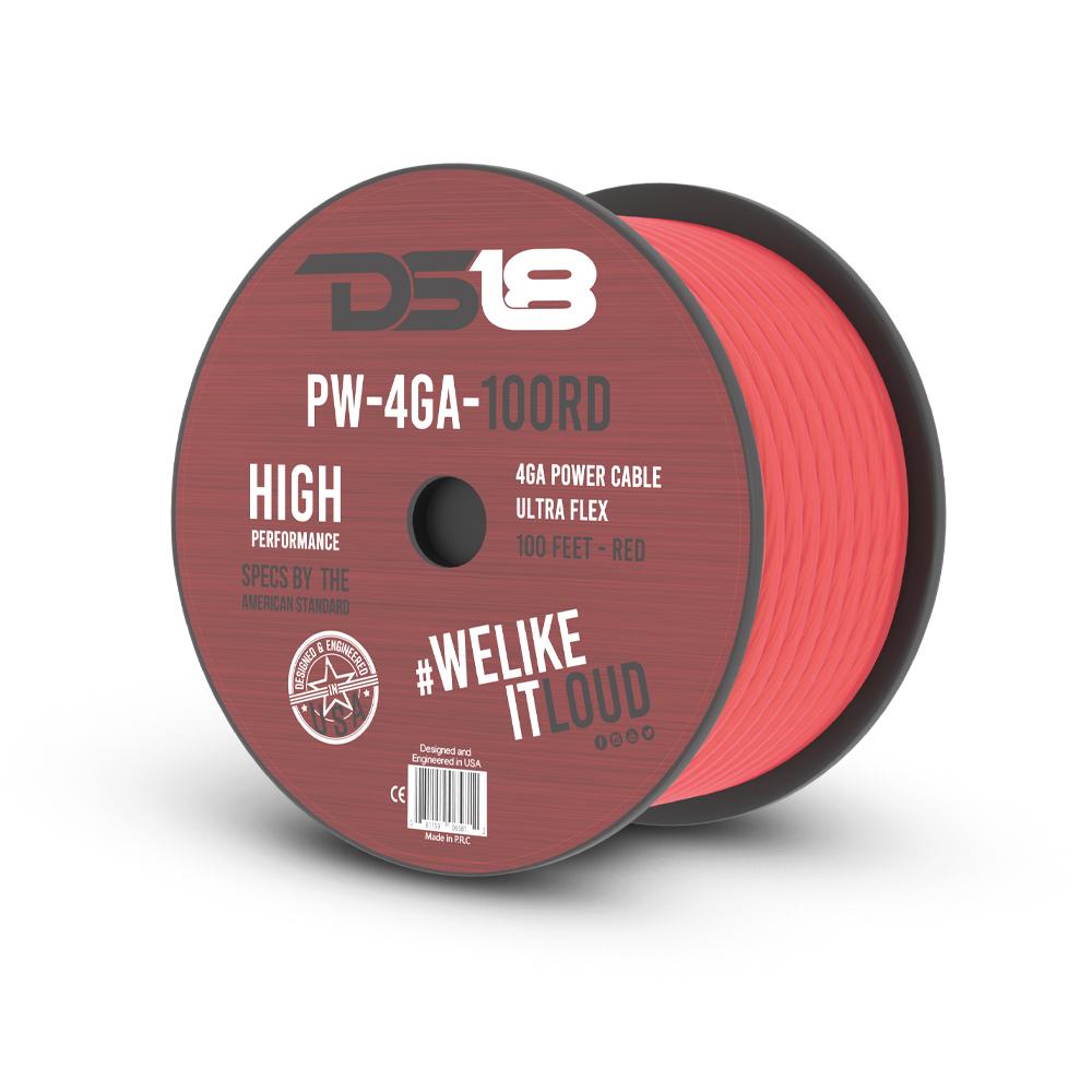 4-GA CCA Ground, Power Cable, 100 Feet