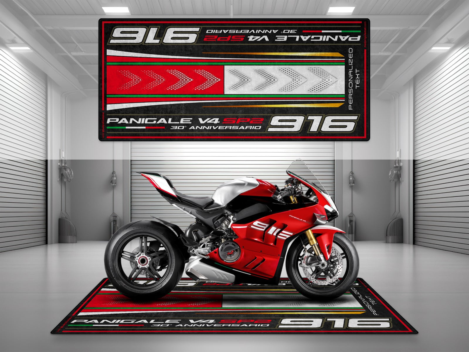 MPM Motorcycle Mat for Ducati Panigale V4 SP2 30th Anniversary - MM4120