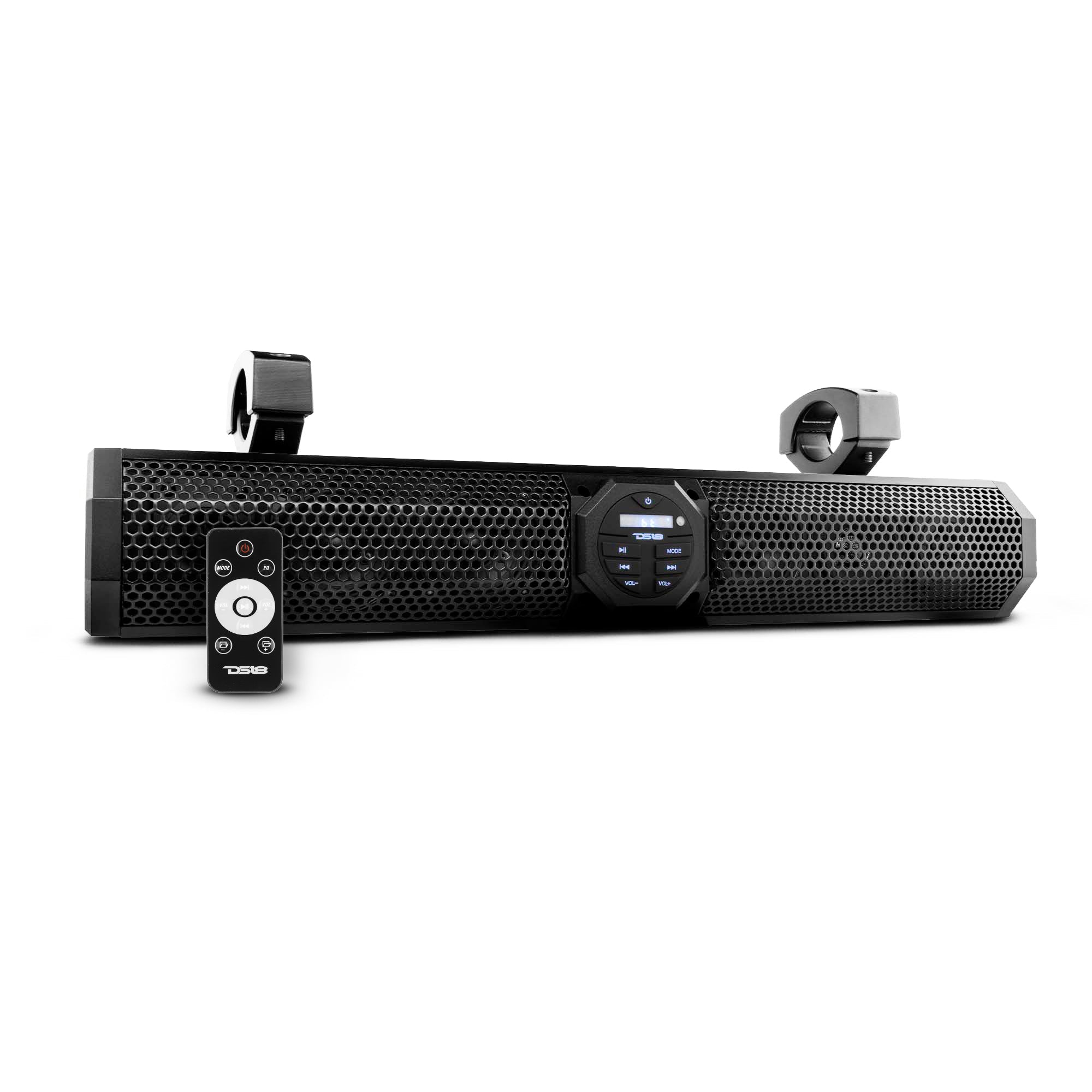 24" Marine Amplified with Bluetooth Sound Bar Speaker System 6 Speakers 600 Watts