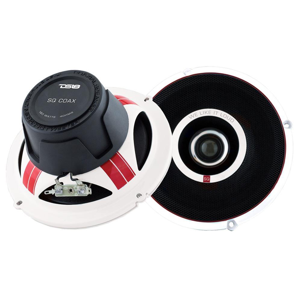 DS18 SQCOAX 6.5" 2 Way Coaxial Speaker 180 Watts