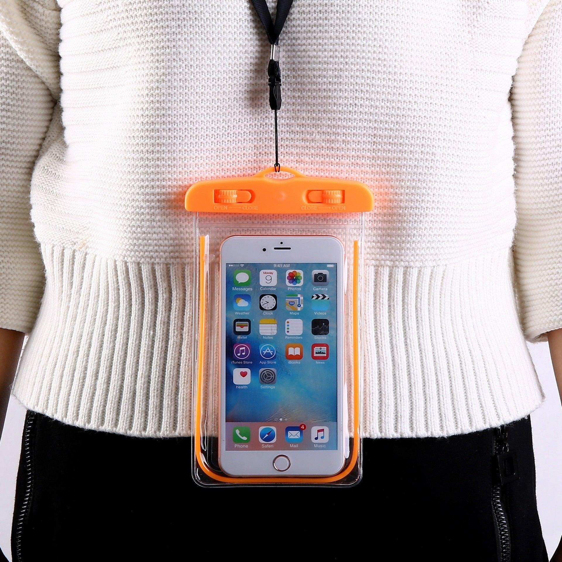 Waterproof Phone Case Universal Mobile Cover case For iPhone 13 Pro Max Phone Bag Underwater Case Phone Plastic Waterproof Underwater Pouch for Mobile Phone Case & Strap