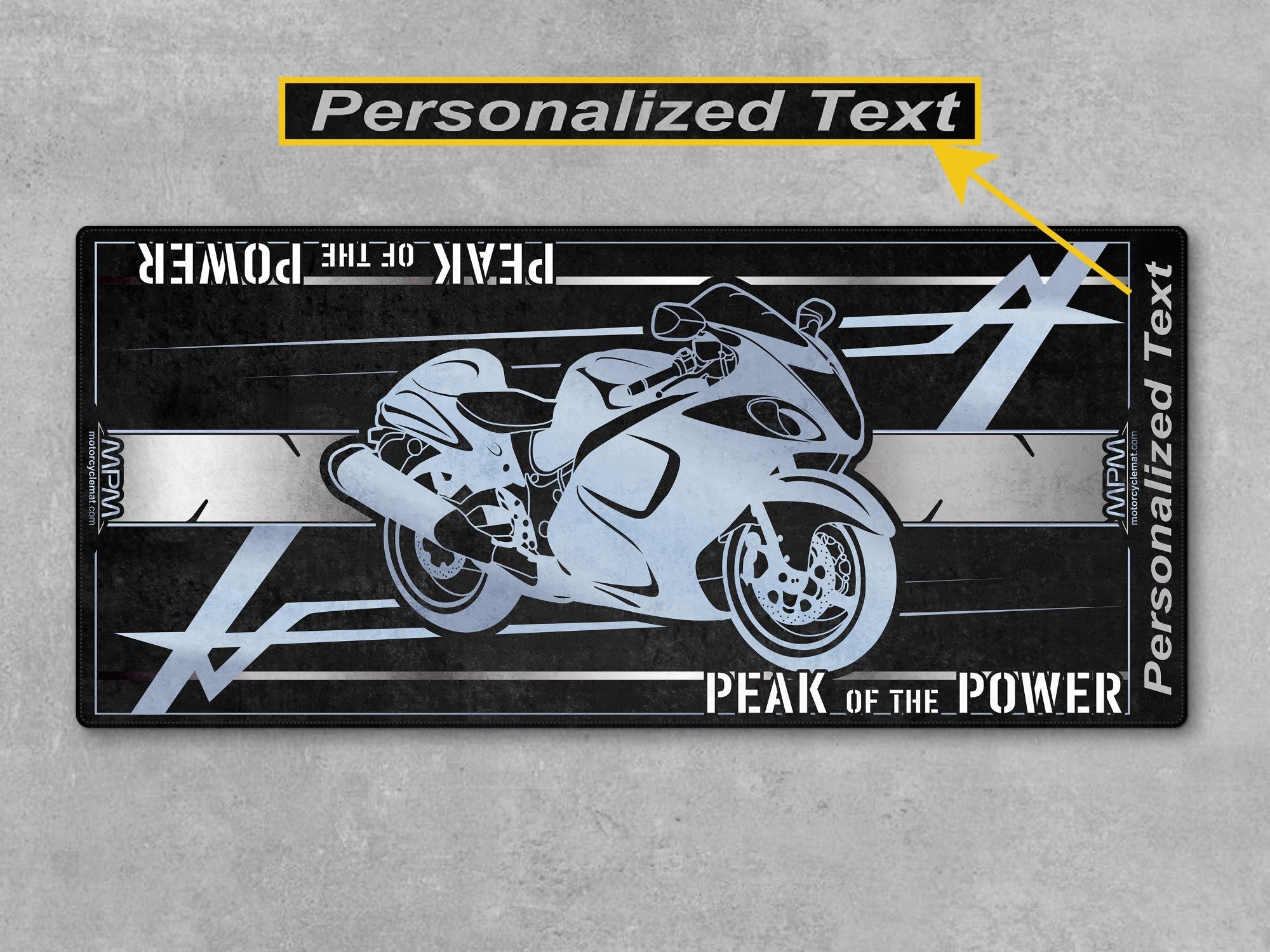 MPM Motorcycle Mat for Suzuki Hayabusa - U101