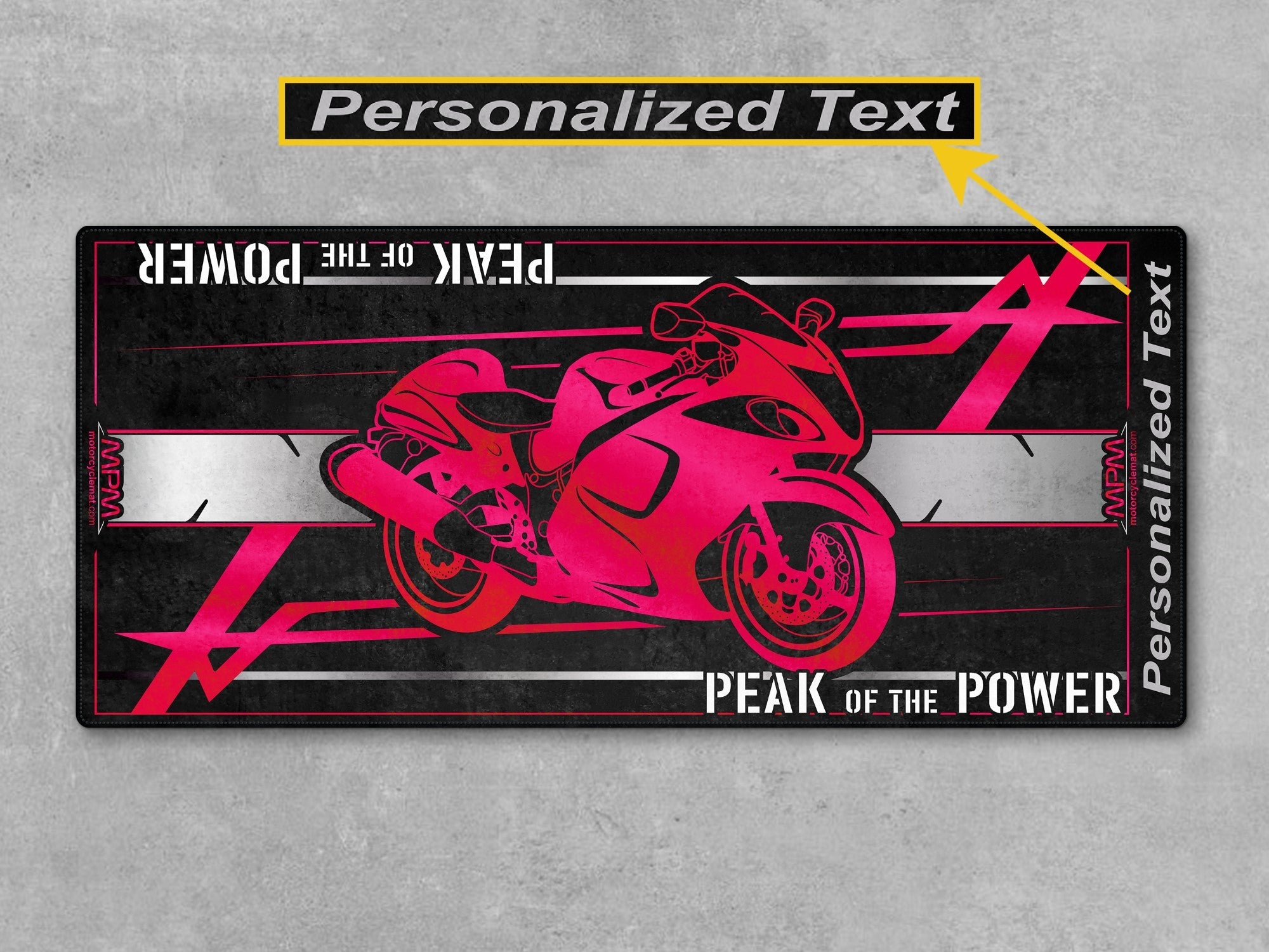 MPM Motorcycle Mat for Suzuki Hayabusa - U101