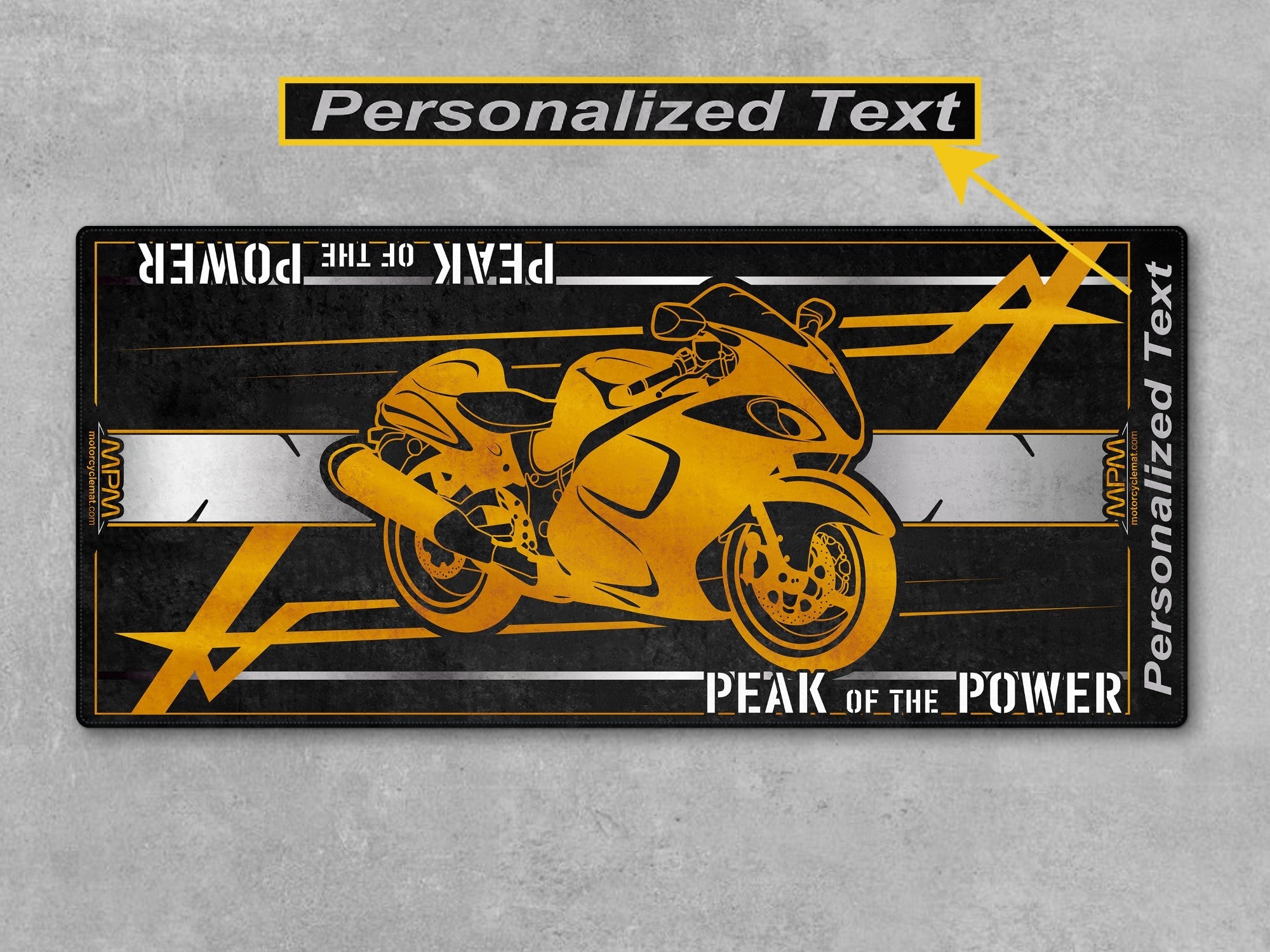 MPM Motorcycle Mat for Suzuki Hayabusa - U101