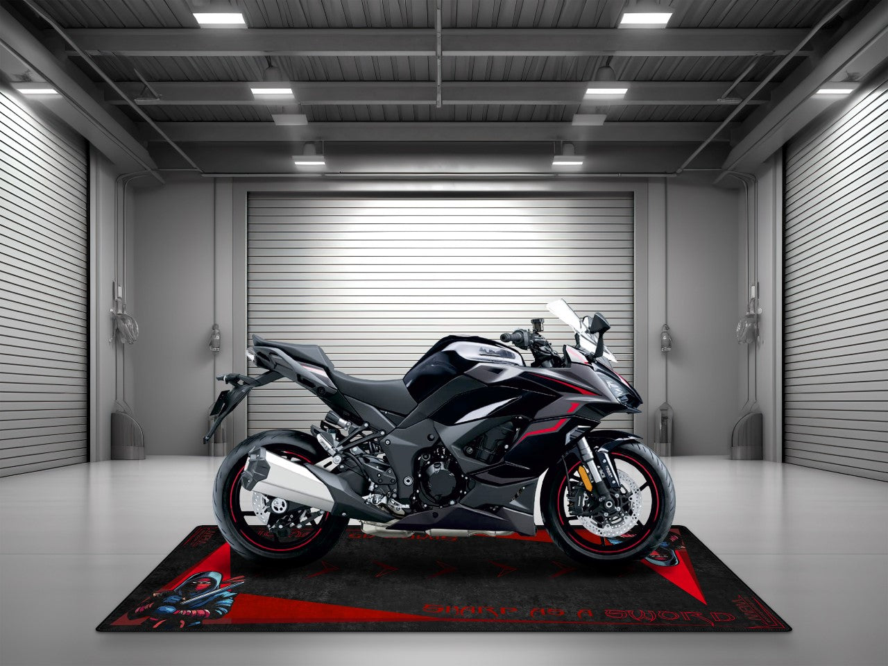 MPM Motorcycle Mat for Kawasaki Ninja - U201