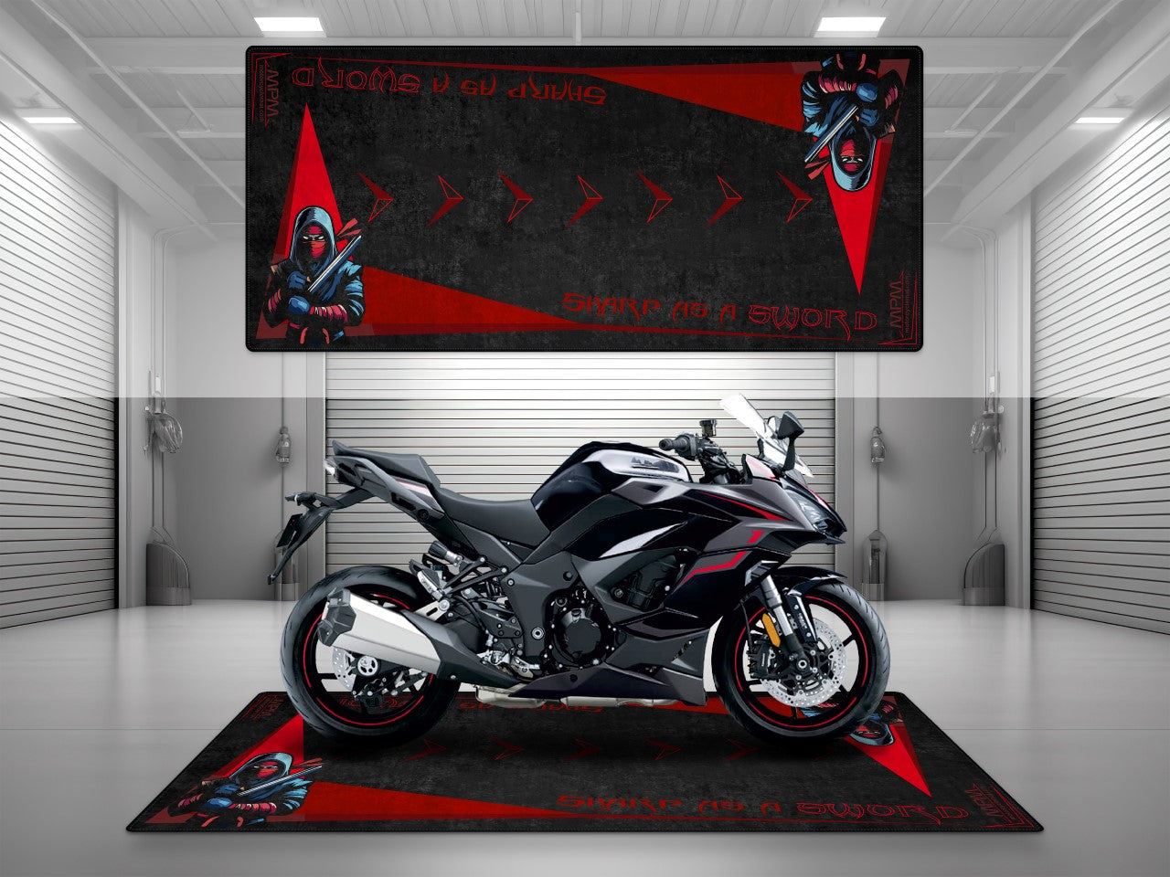 MPM Motorcycle Mat for Kawasaki Ninja - U201