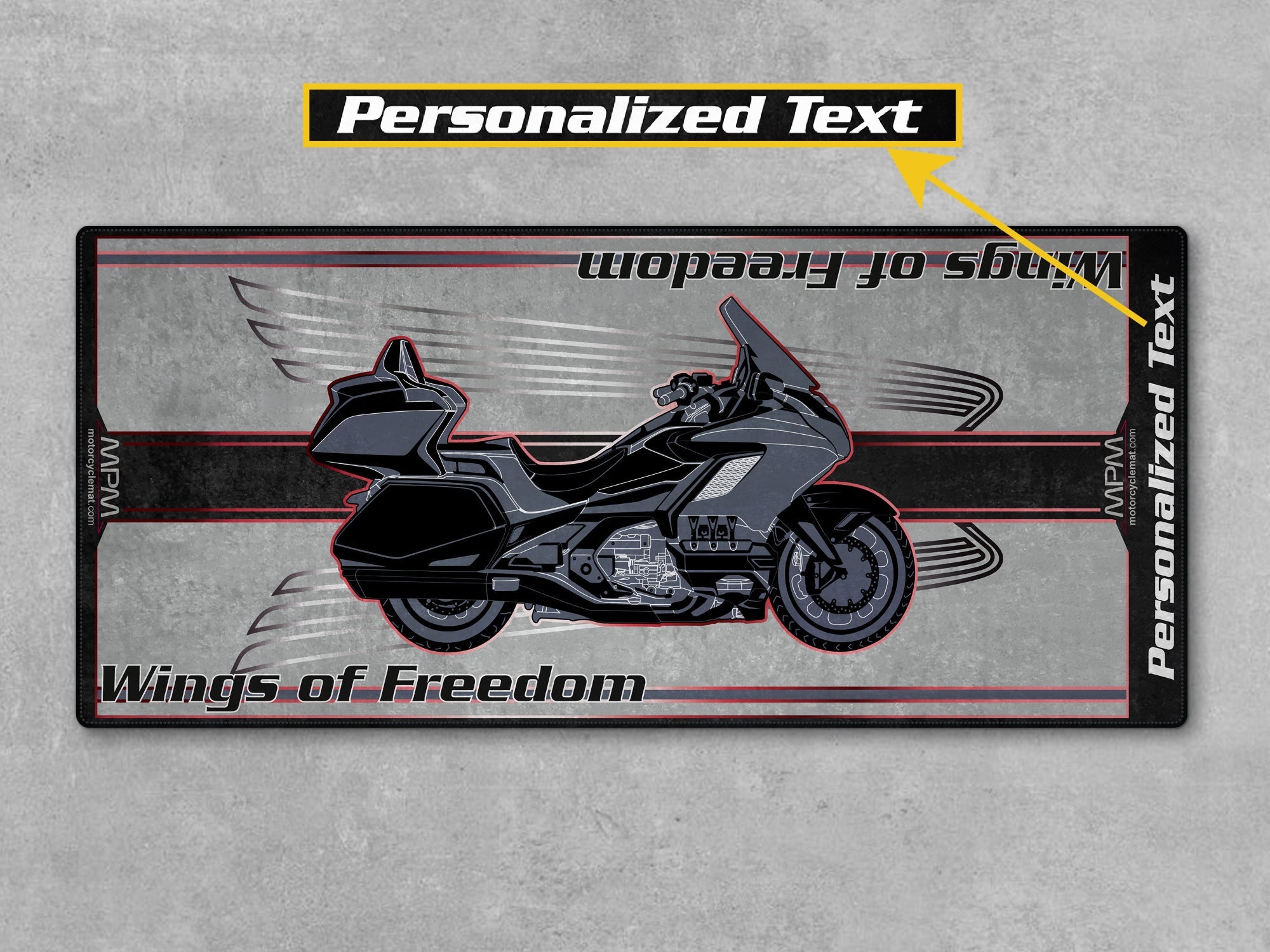 MPM Motorcycle Mat for Honda Goldwing - U901