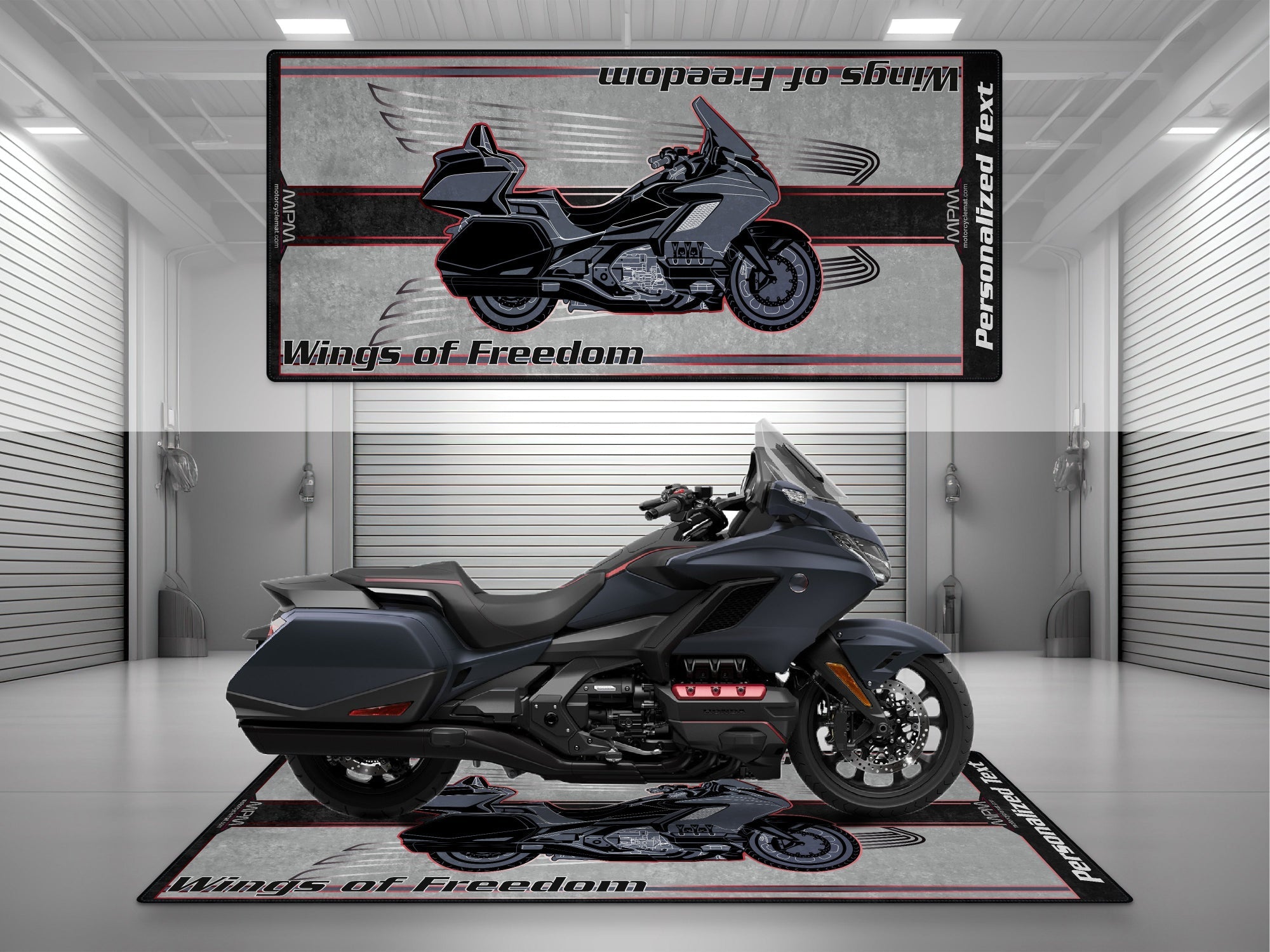 MPM Motorcycle Mat for Honda Goldwing - U901