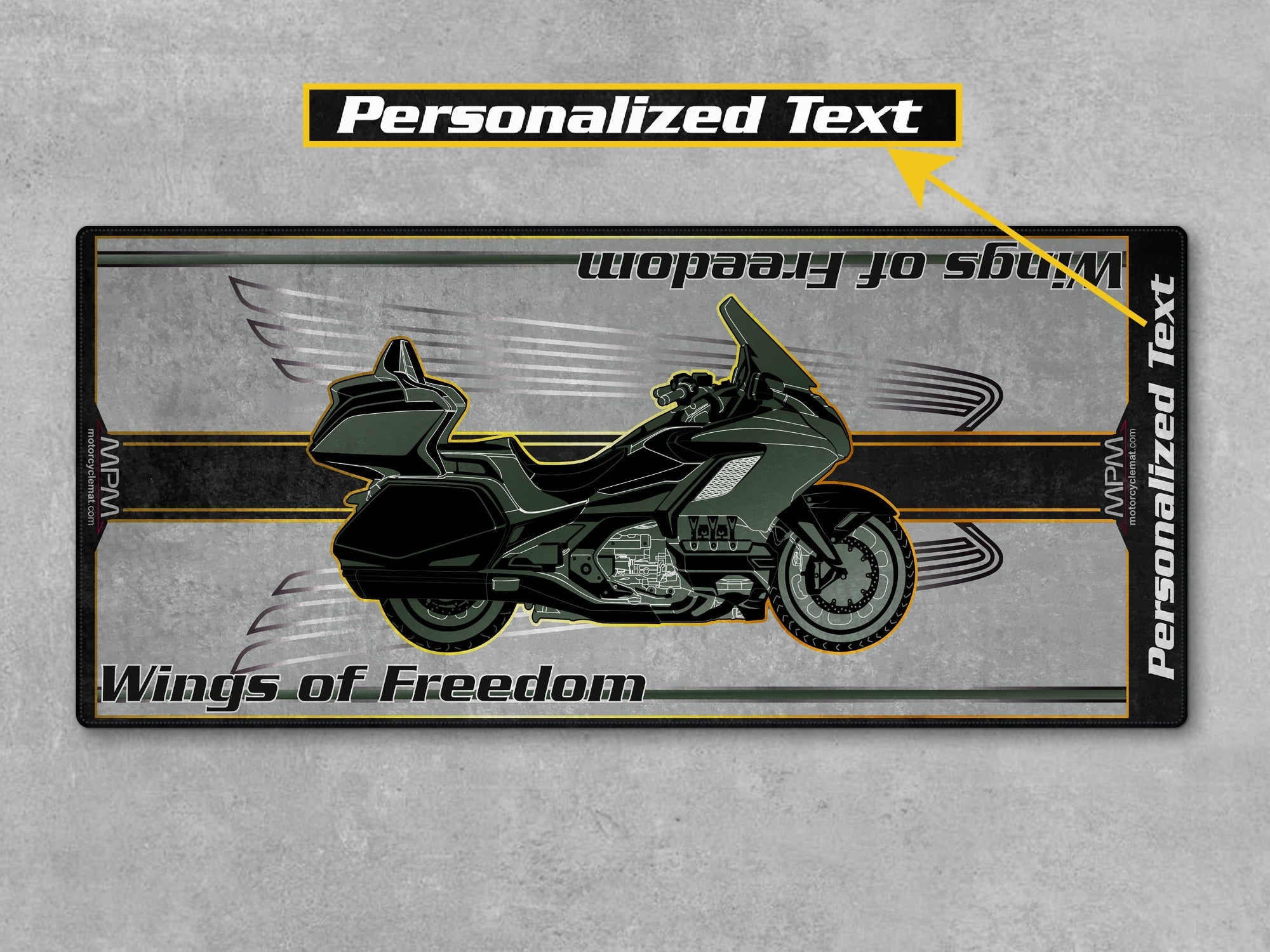 MPM Motorcycle Mat for Honda Goldwing - U901