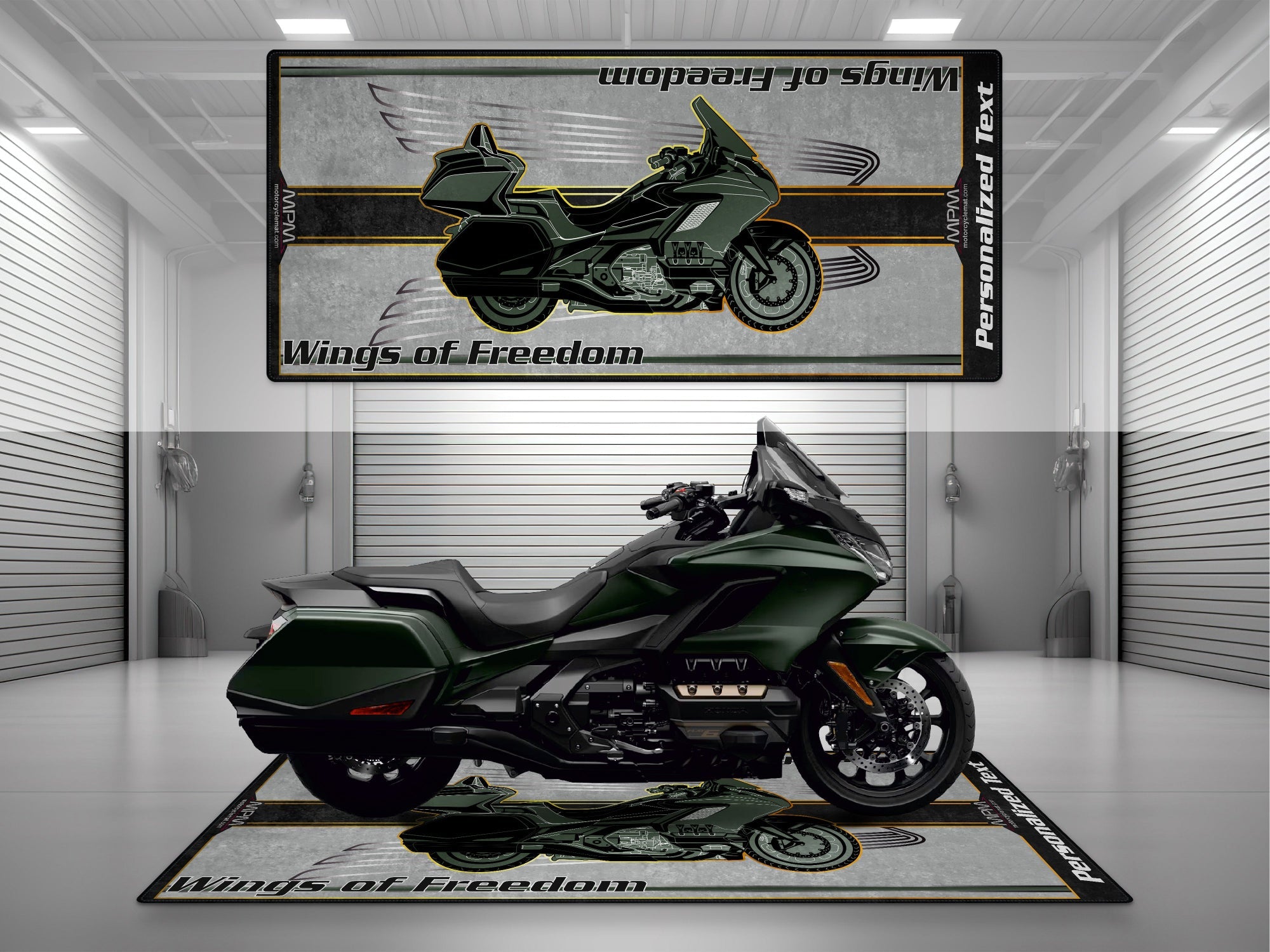 MPM Motorcycle Mat for Honda Goldwing - U901