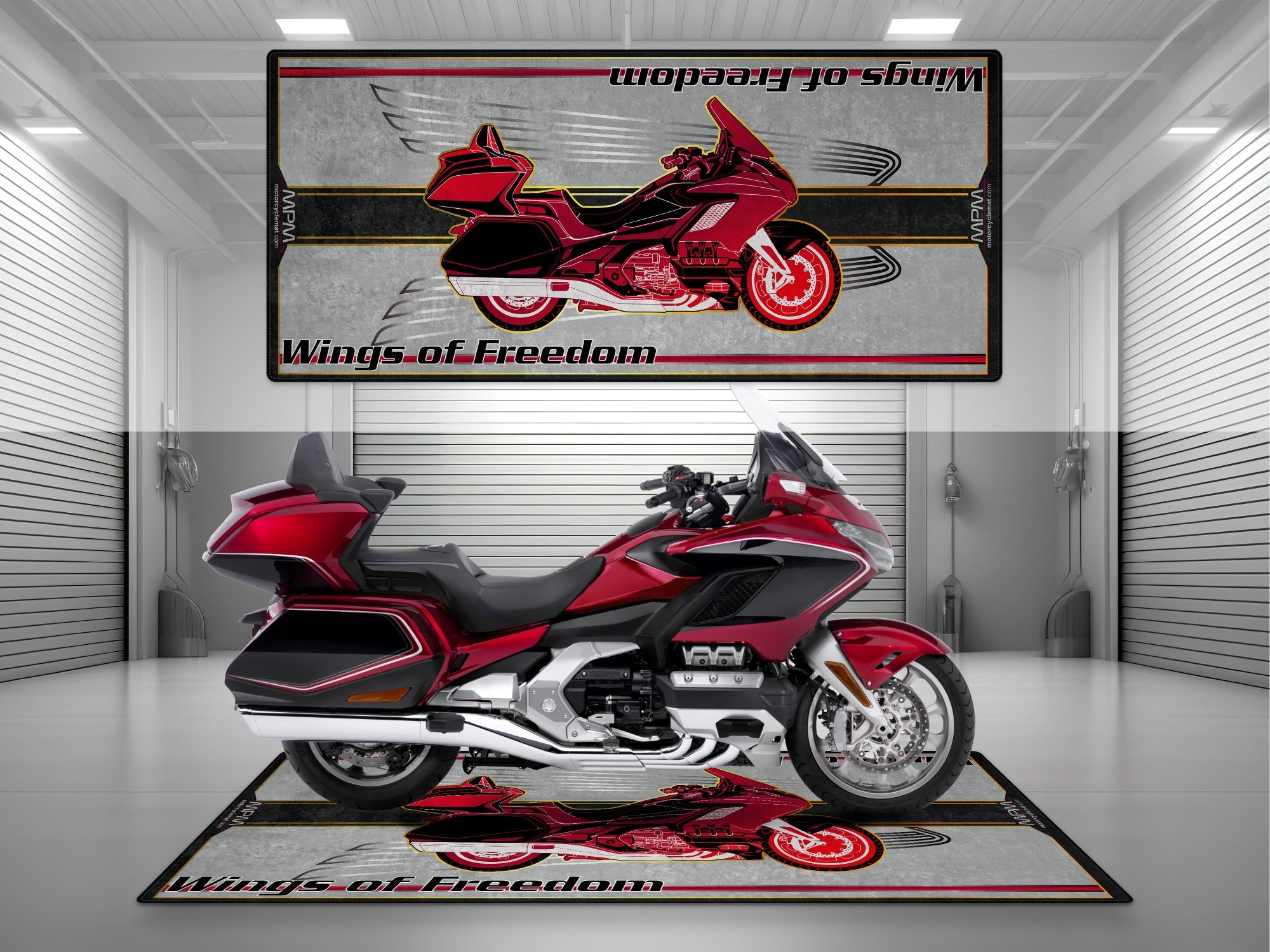 MPM Motorcycle Mat for Honda Goldwing - U901