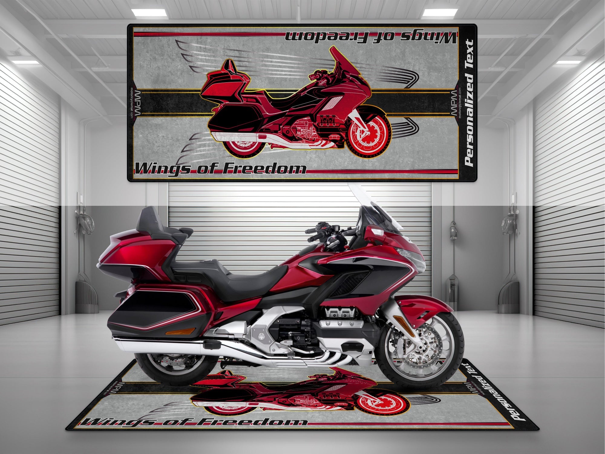 MPM Motorcycle Mat for Honda Goldwing - U901
