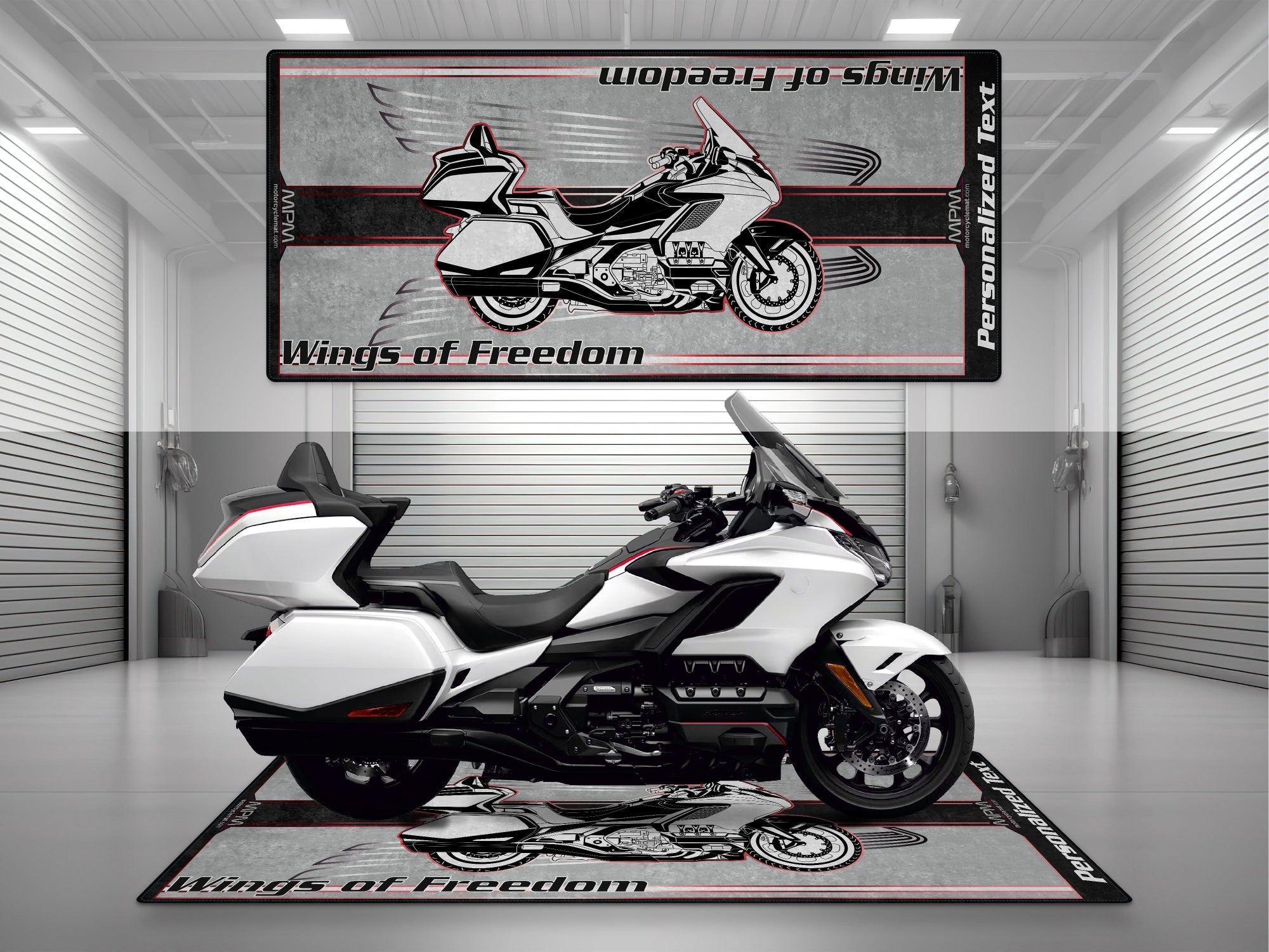 MPM Motorcycle Mat for Honda Goldwing - U901