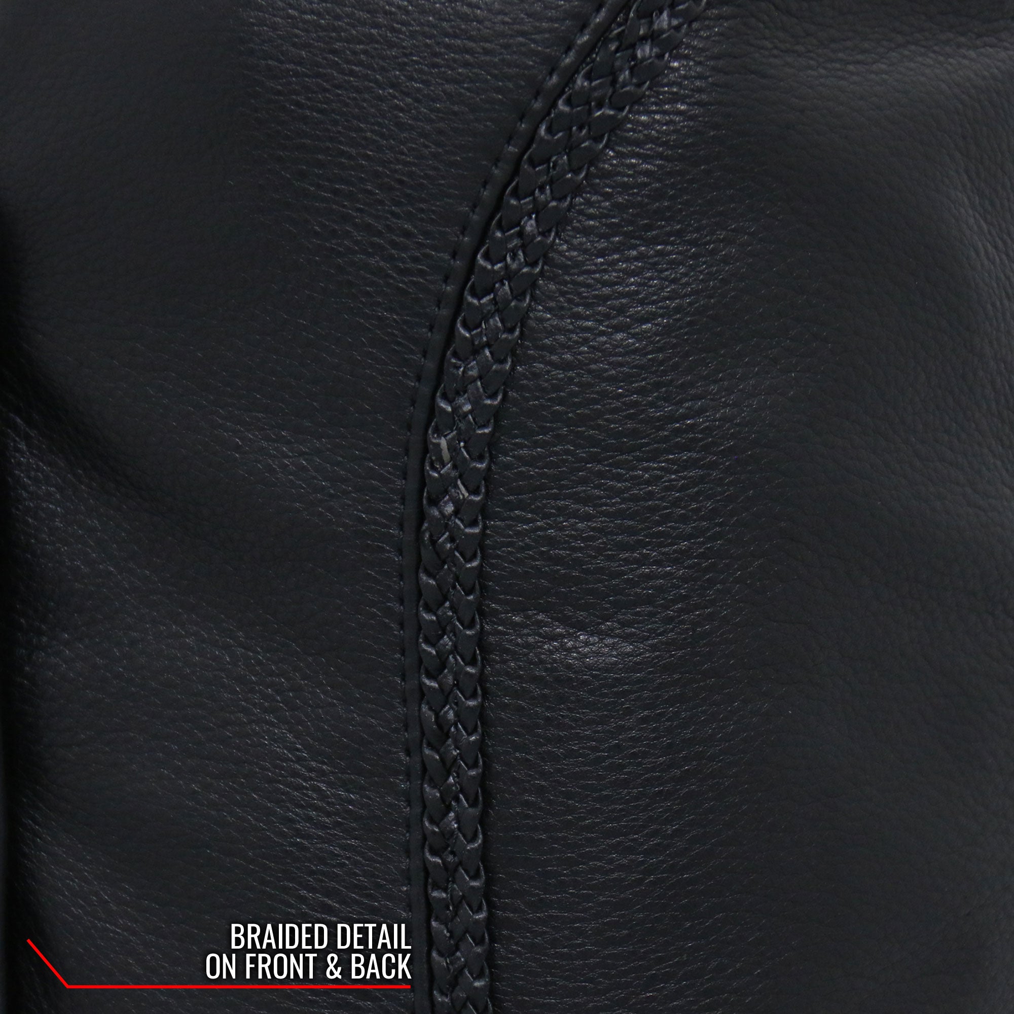 VSL5001 USA Made Ladies Braided Leather Motorcycle Biker Vest