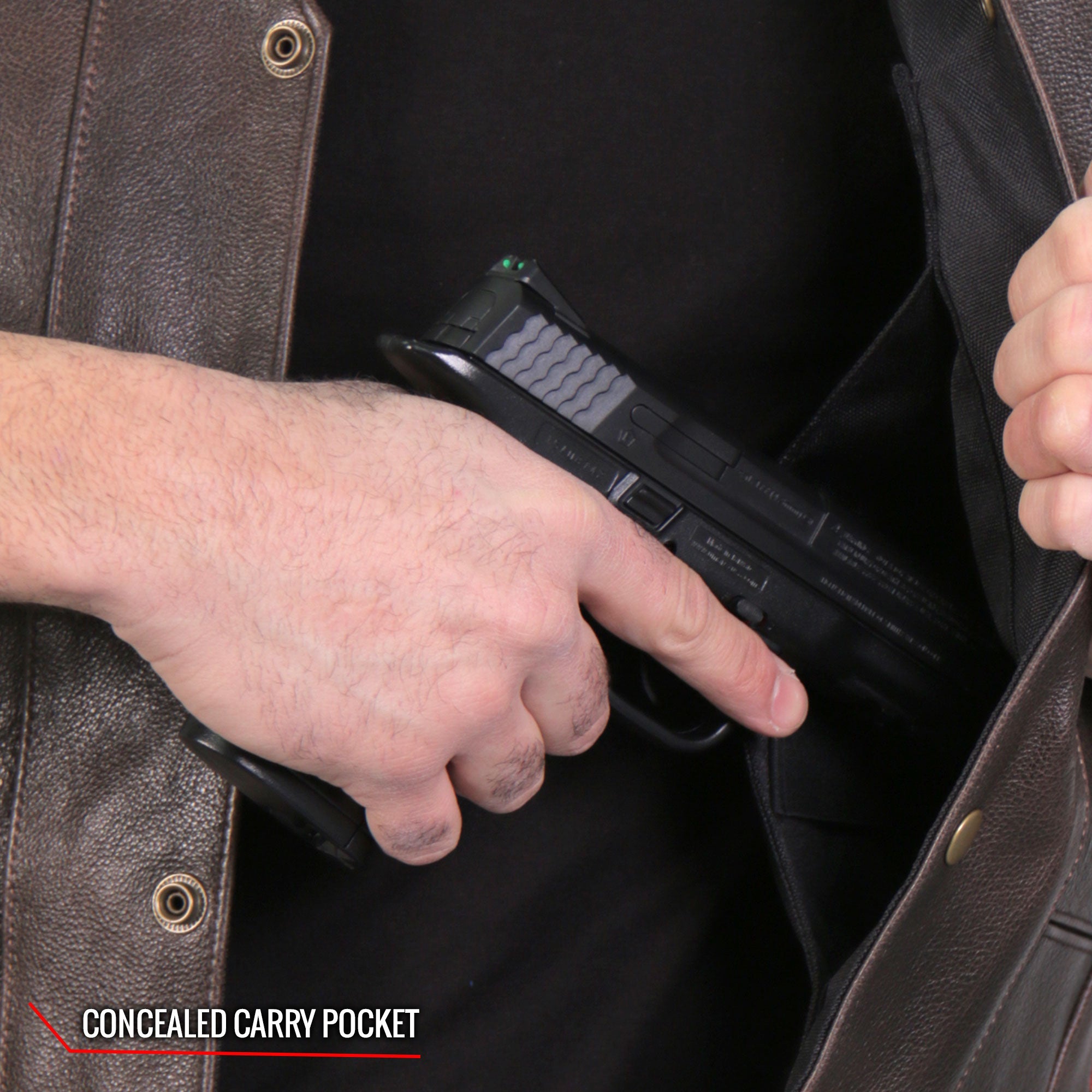 VSM1040 Men's Retro Brown Motorcycle style 'Side Lace' Leather Biker Vest