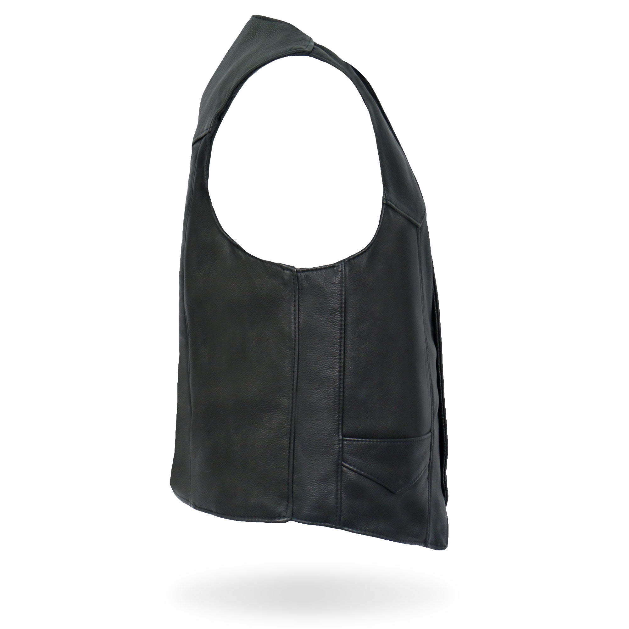 VSM5006 Men's USA Made Classic Premium Biker motorcycle Leather Vest