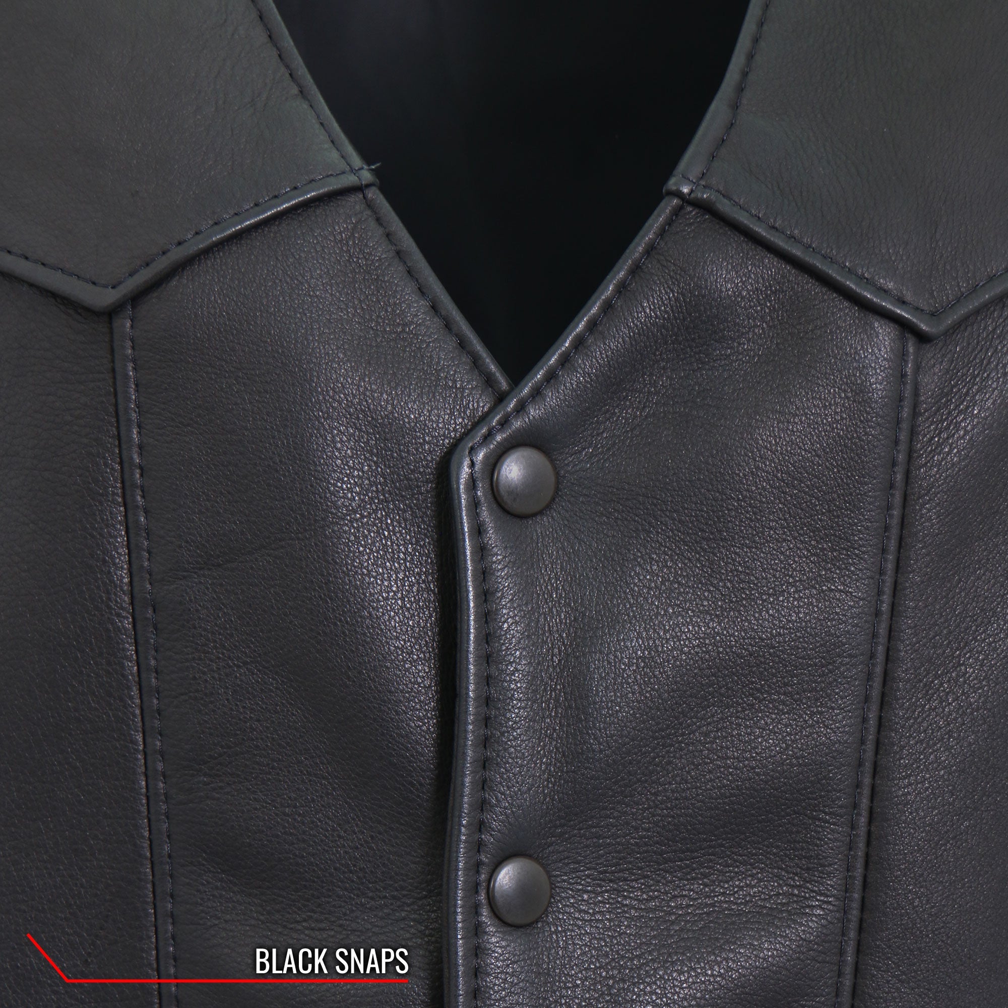 VSM5006 Men's USA Made Classic Premium Biker motorcycle Leather Vest