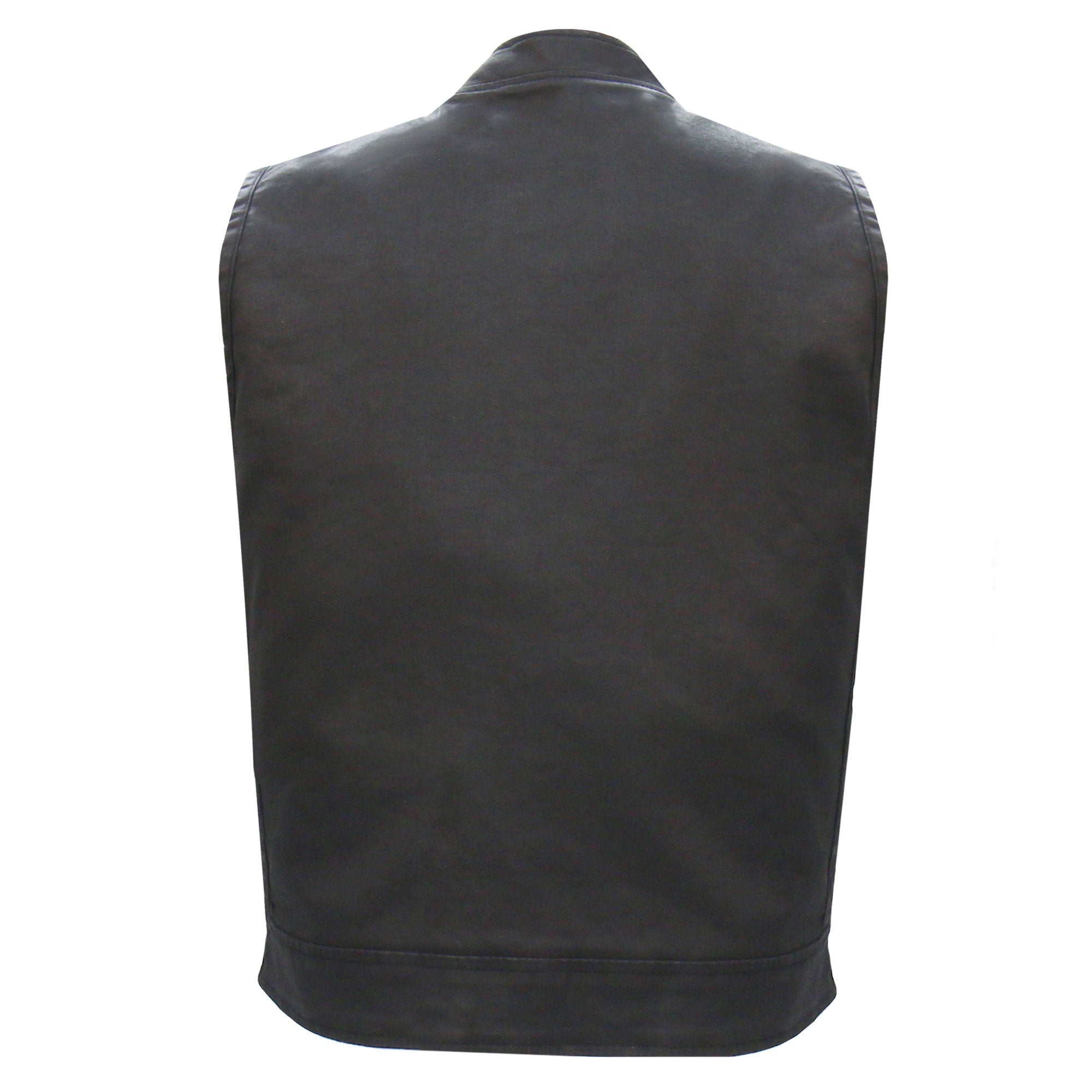 Waxed Cotton Club Style Vest