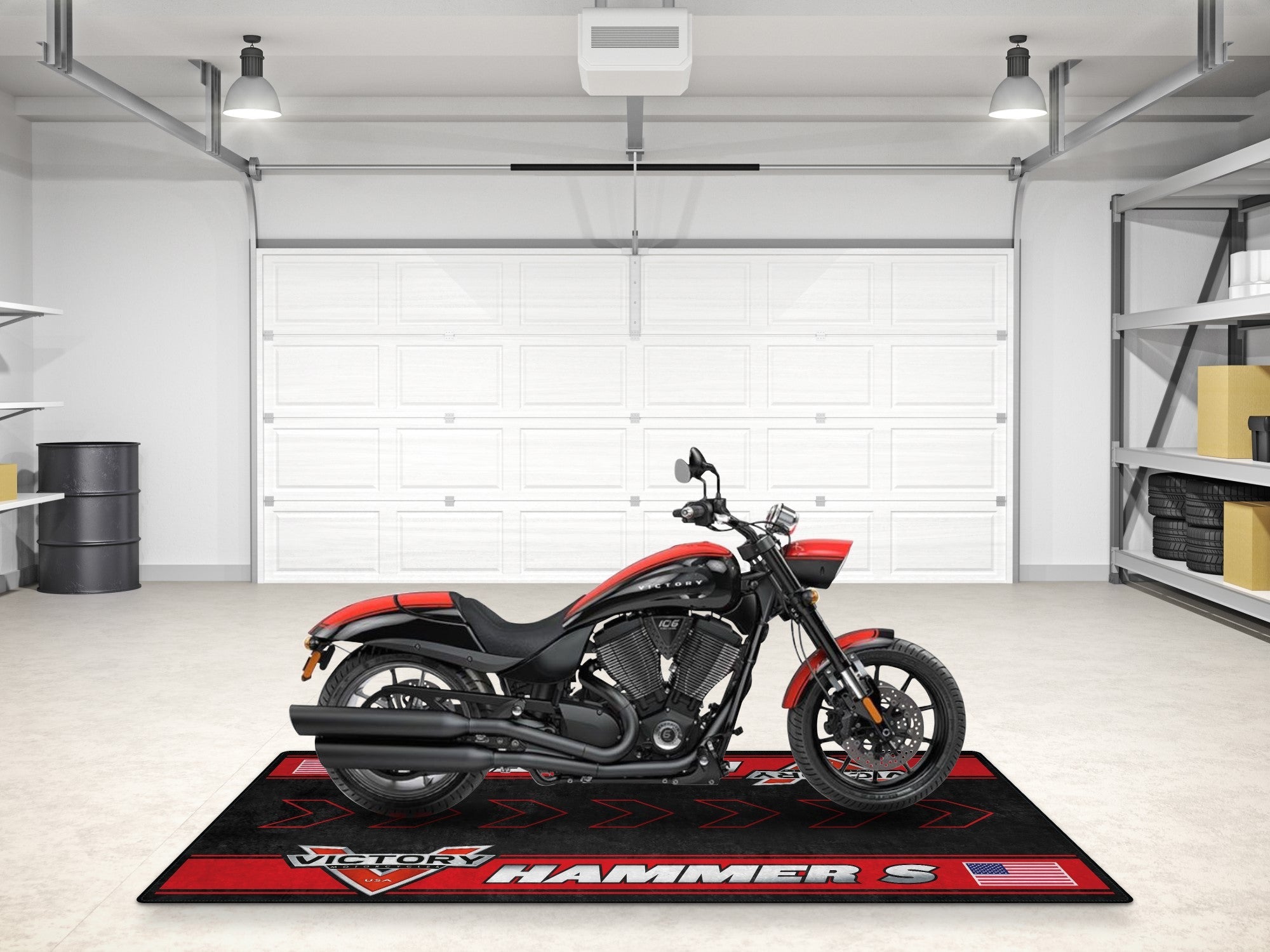 MPM Motorcycle Mat for Victory Hummer S - MM7311