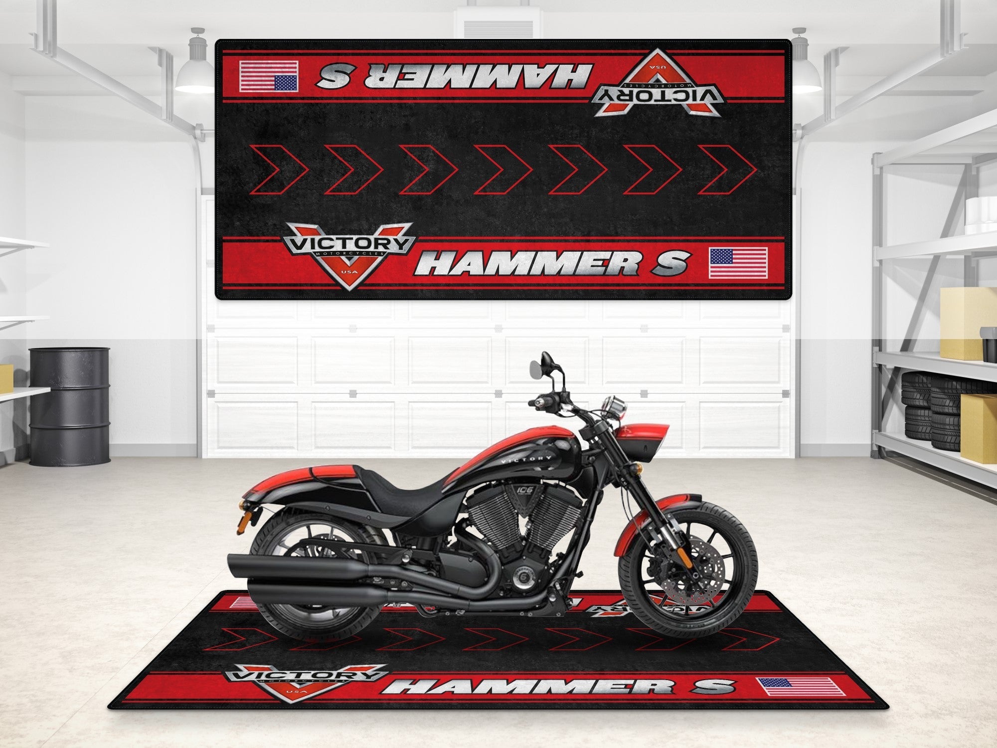 MPM Motorcycle Mat for Victory Hummer S - MM7311