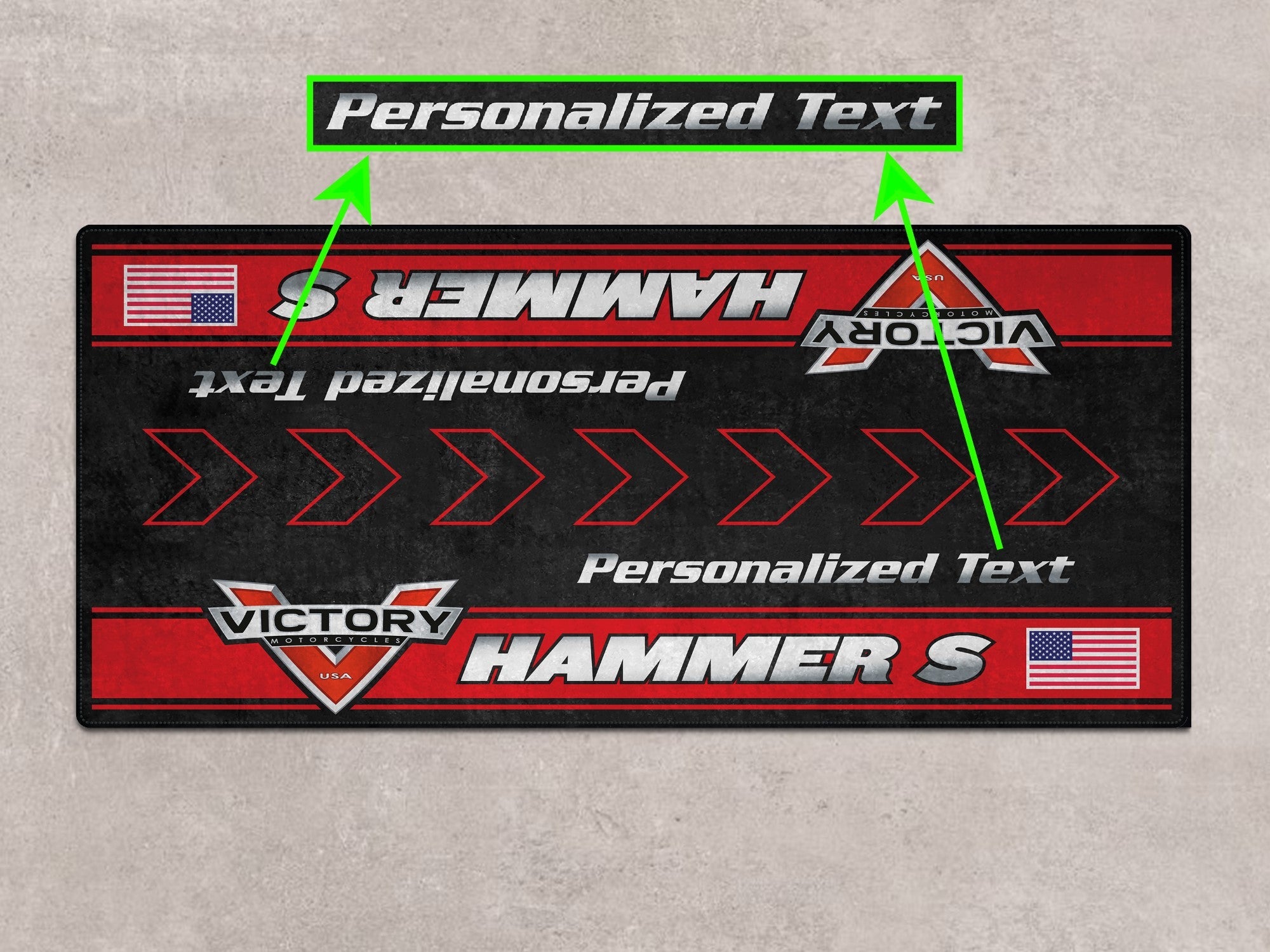 MPM Motorcycle Mat for Victory Hummer S - MM7311