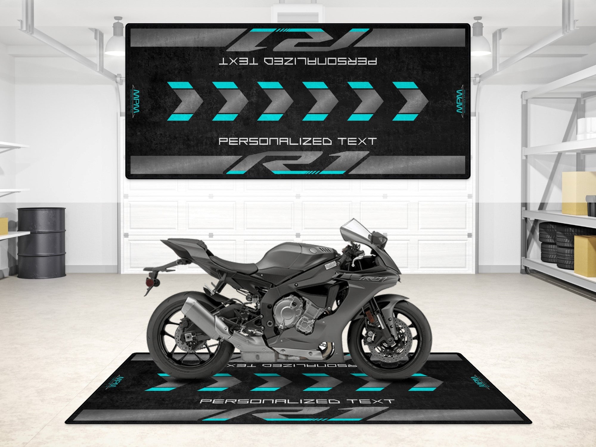 MPM Motorcycle Mat for Yamaha R1 - MM7111