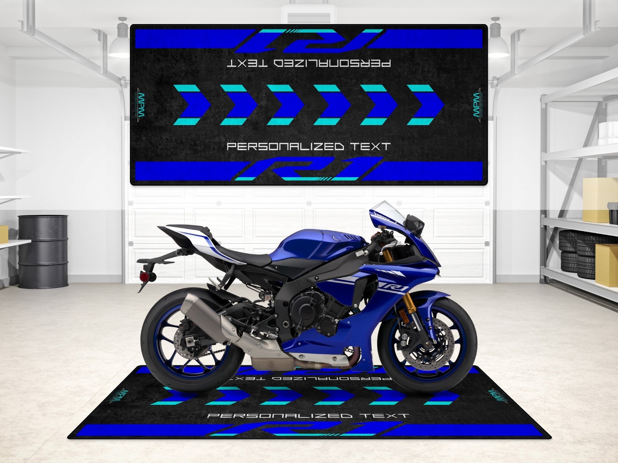 MPM Motorcycle Mat for Yamaha R1 - MM7111