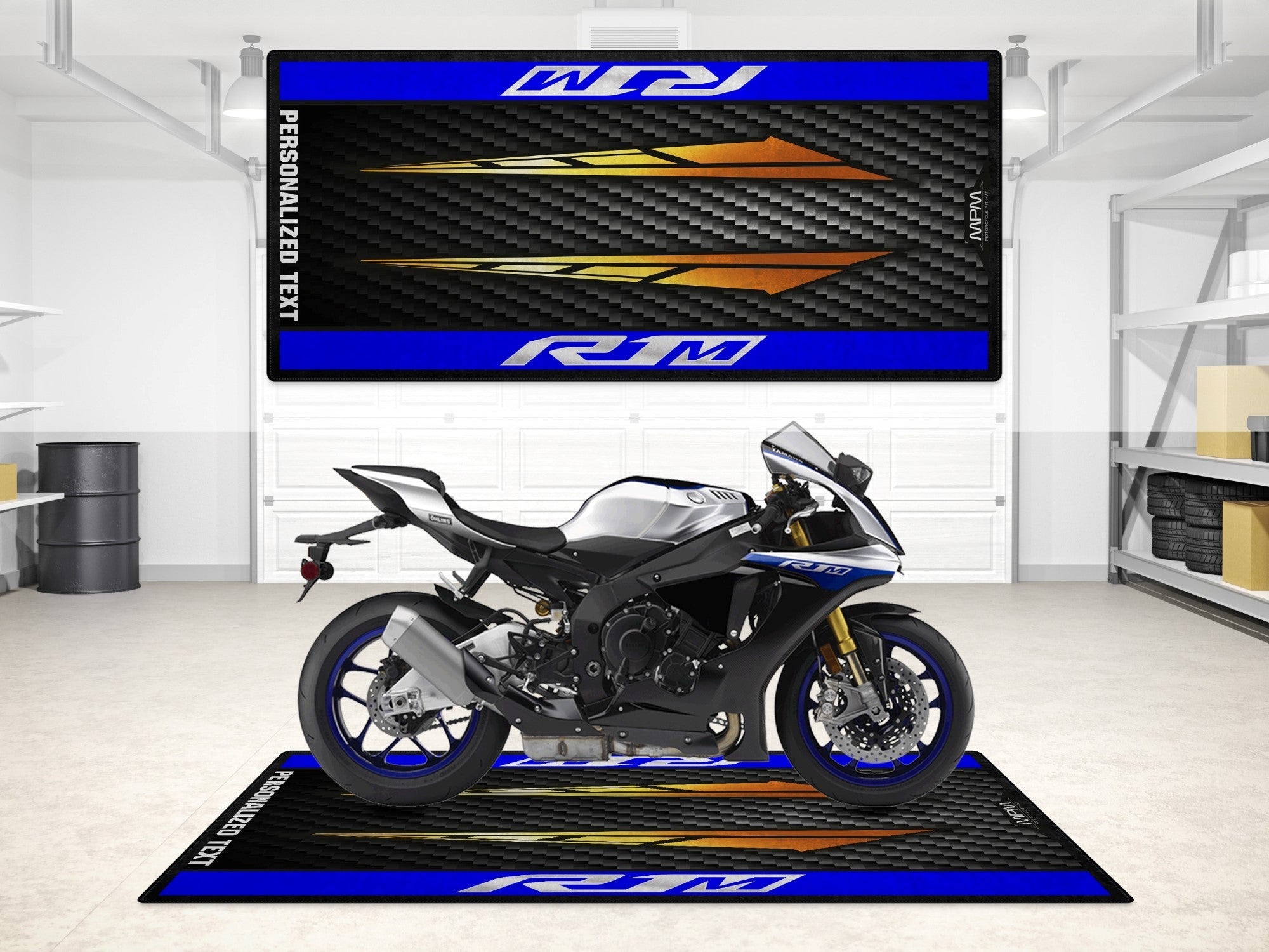 MPM Motorcycle Mat for Yamaha R1M - MM7112