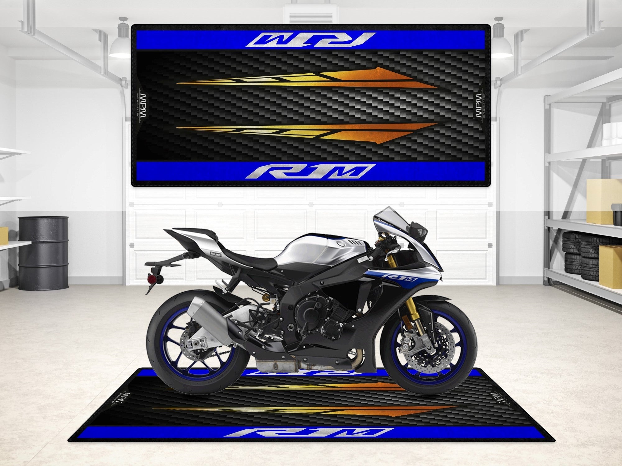 MPM Motorcycle Mat for Yamaha R1M - MM7112