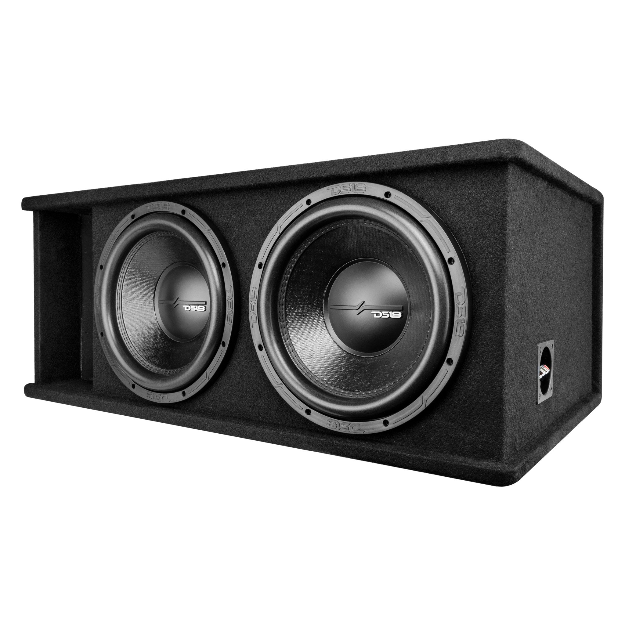 Dual 12" Loaded Subwoofer Ported Enclosure With ZR12.2 1600 Watts Rms