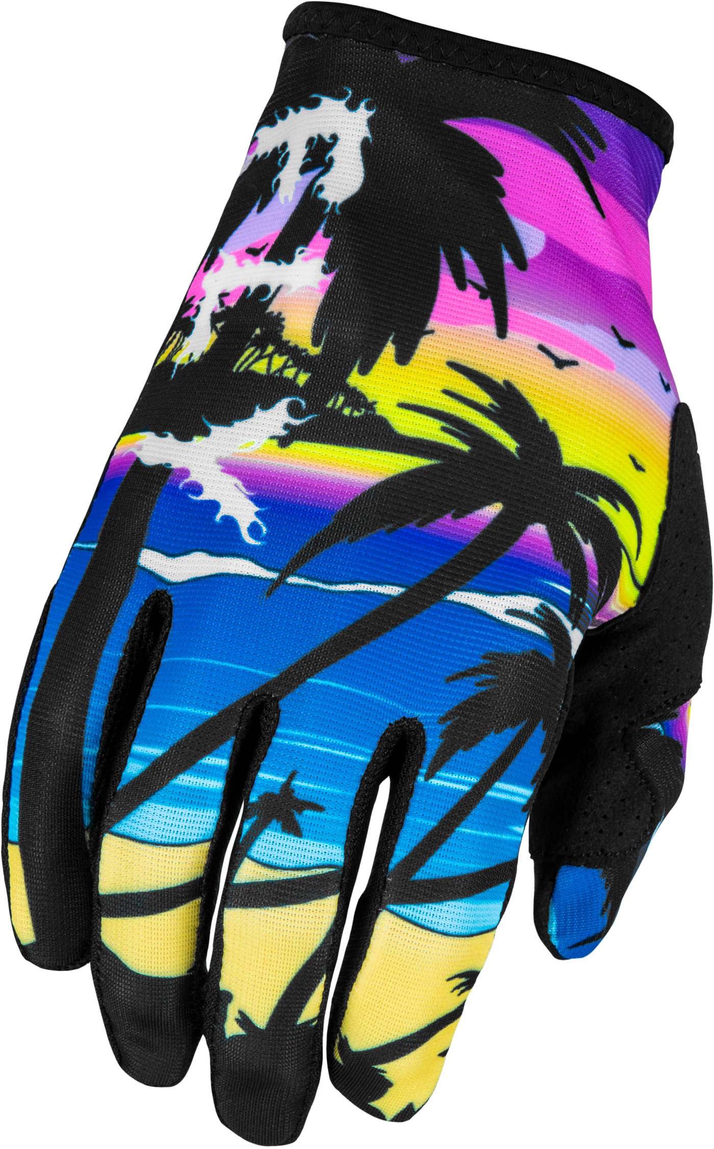 Fly Racing Lite Malibu Gloves Pink/Blue/Sand Xs 377-740XS