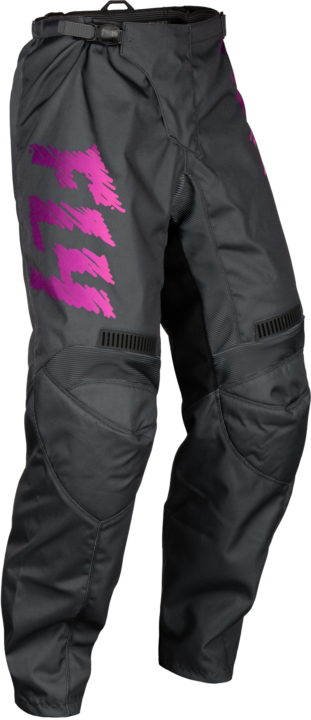 Fly Racing Youth F-16 Pants Grey/Charcoal/Pink Sz 26 377-23026