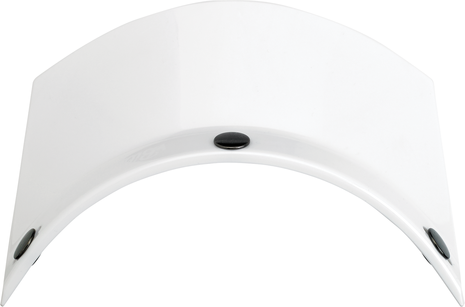BILTWELL Moto 3-Snap Visor - White 2002-562