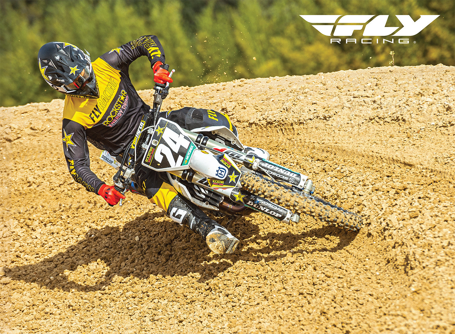 Fly Racing Wall Sign 2021 Rj Hampshire #24 36-2021RH24