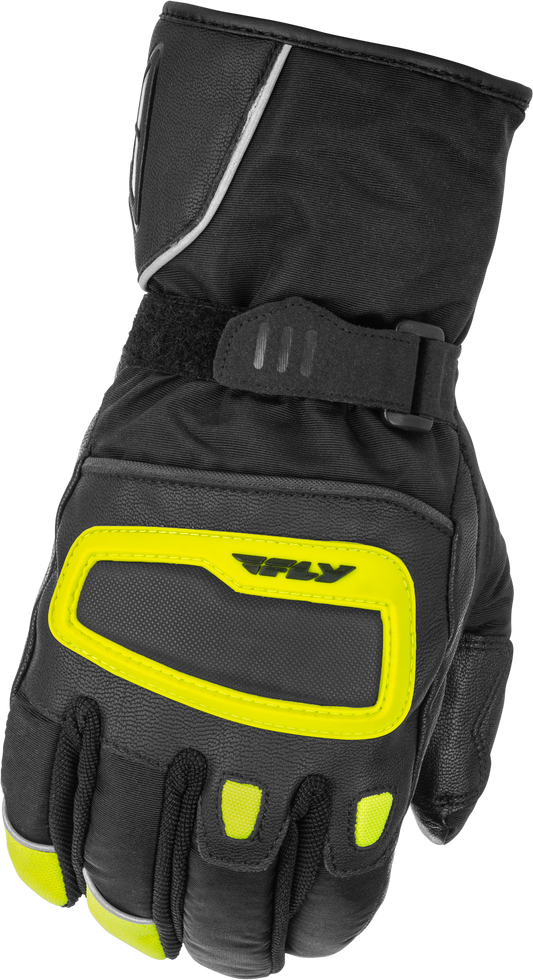 Fly Racing Xplore Gloves Black/Hi-Vis 2x 476-20652X