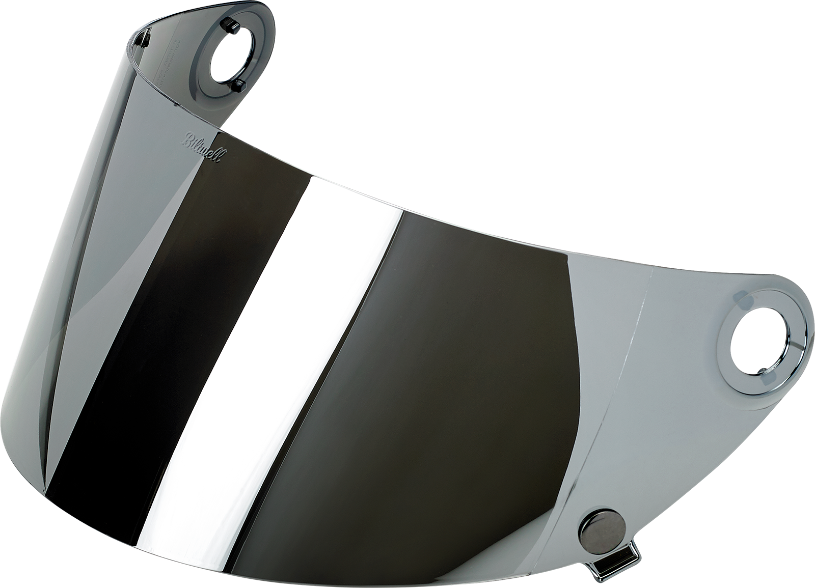 BILTWELL Gringo S Gen 2 Shield - Flat - Chrome Mirror 1111-221