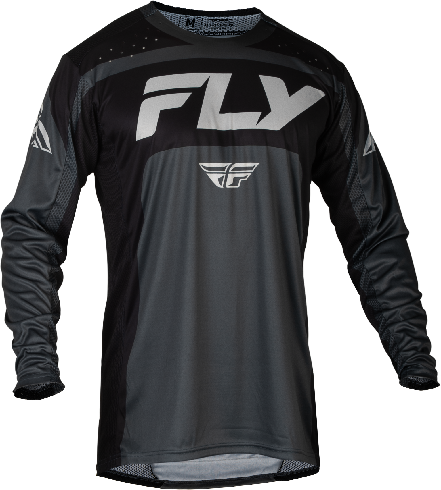 Fly Racing Lite Jersey Charcoal/Black Lg 377-721L