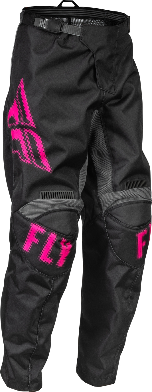 Fly Racing Youth F-16 Pants Black/Pink Sz 26 376-23126