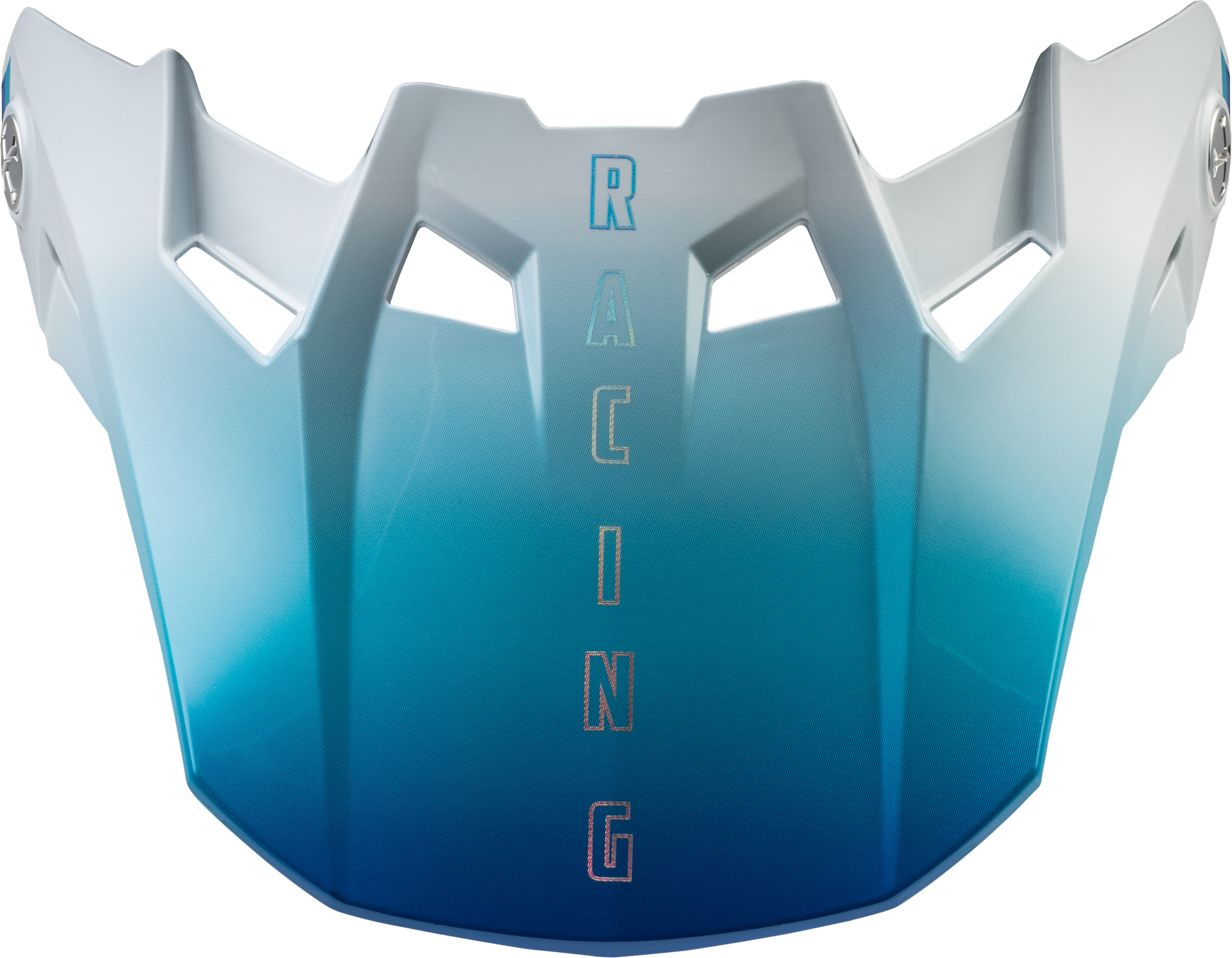 Fly Racing Formula Cc Driver Helmet Visor Black/Blue/White Md/Lg 73-47111M