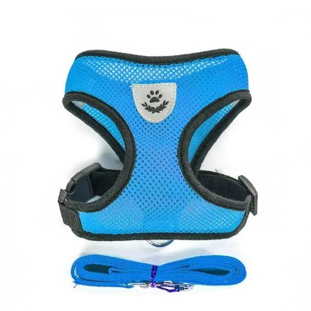 Adjustable Dog Harness No-Pull Pet Harness Soft Padded Dog Vest Reflective No-Choke Pet Vest With Easy Control Handle