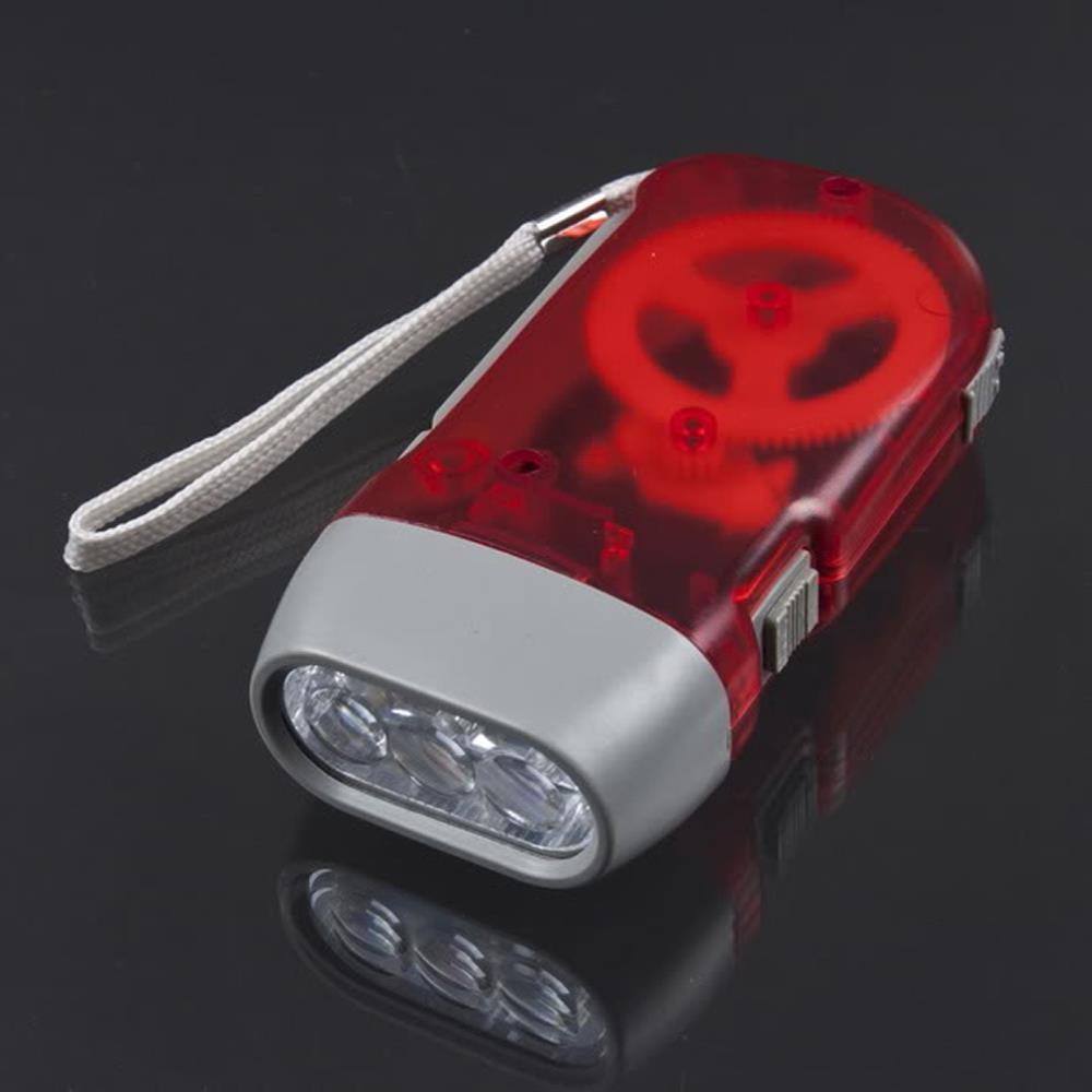 Adjustable Super Bright LED Light Hand Press Flashlight Waterproof Wind Up Light Hand Crank Flashlight Torch Light Crank Lamp Power For Hiking Outdoor Home Camping