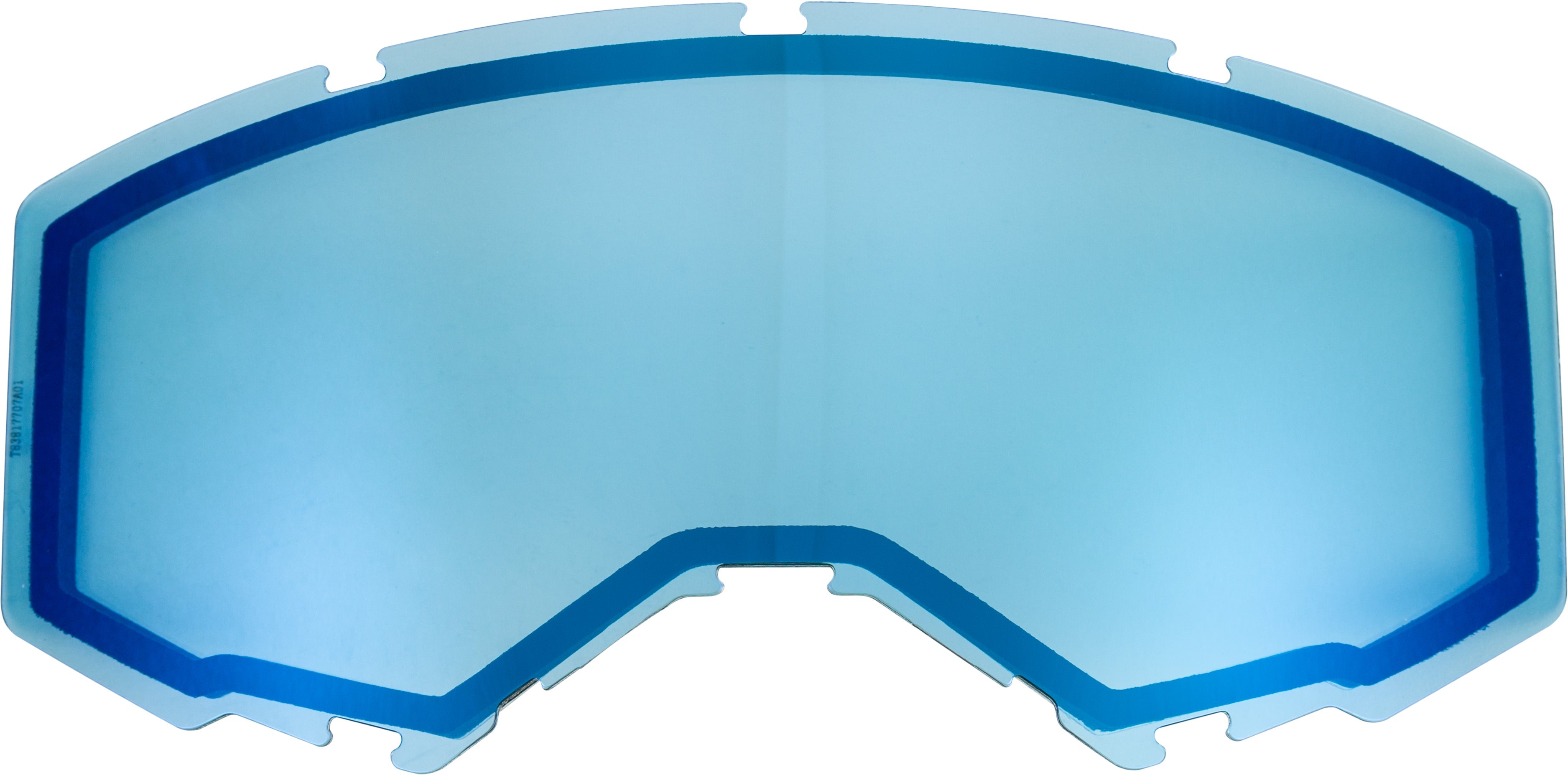 Fly Racing Dual Lens W/O Vents Adult Sky Blue Mirror/Blue 37-5444