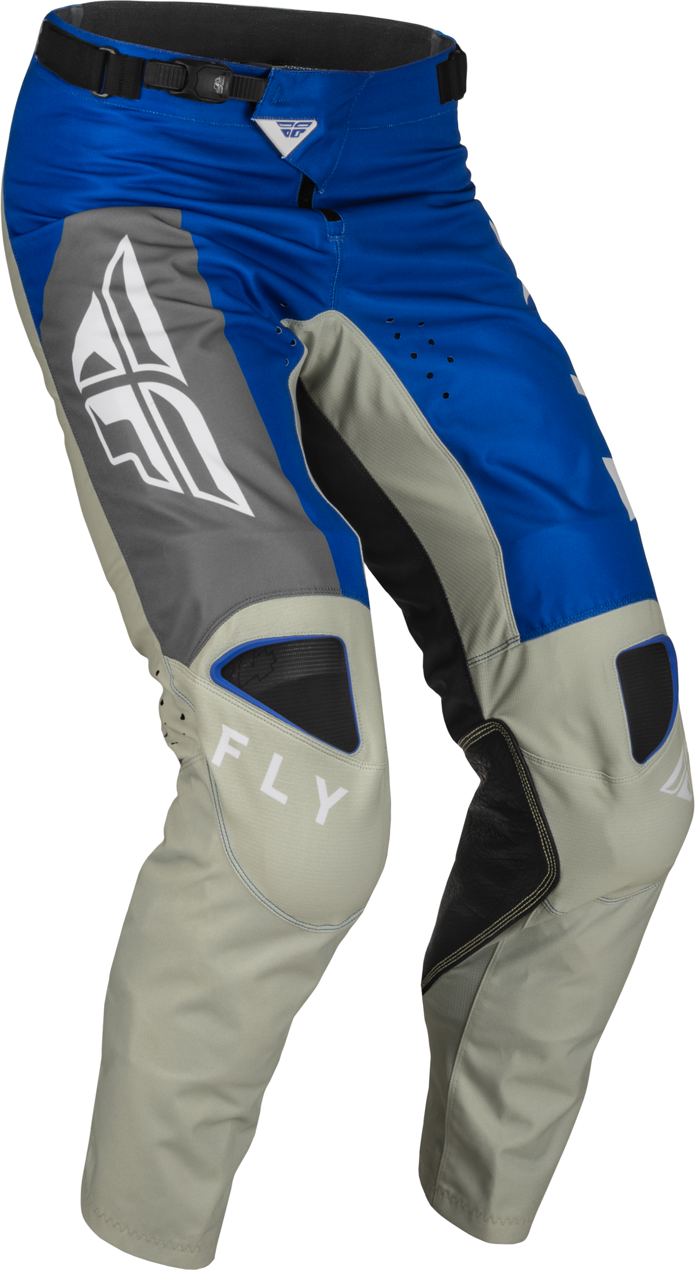 Fly Racing Kinetic Jet Pants Blue/Grey/White Sz 34 376-53234