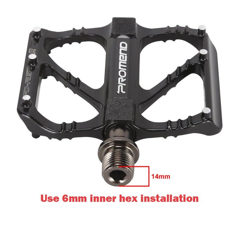 bike pedal quick release Anti-slip Ultralight Bicycle Pedal Quick Release Pedal Flat 3 Bearings –  winxwheels