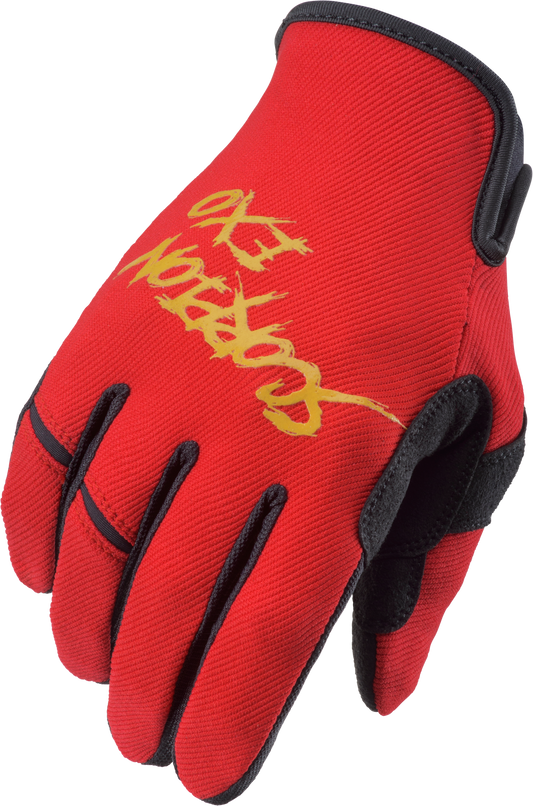 Air-Stretch Gloves Grind Red/Gold Sm