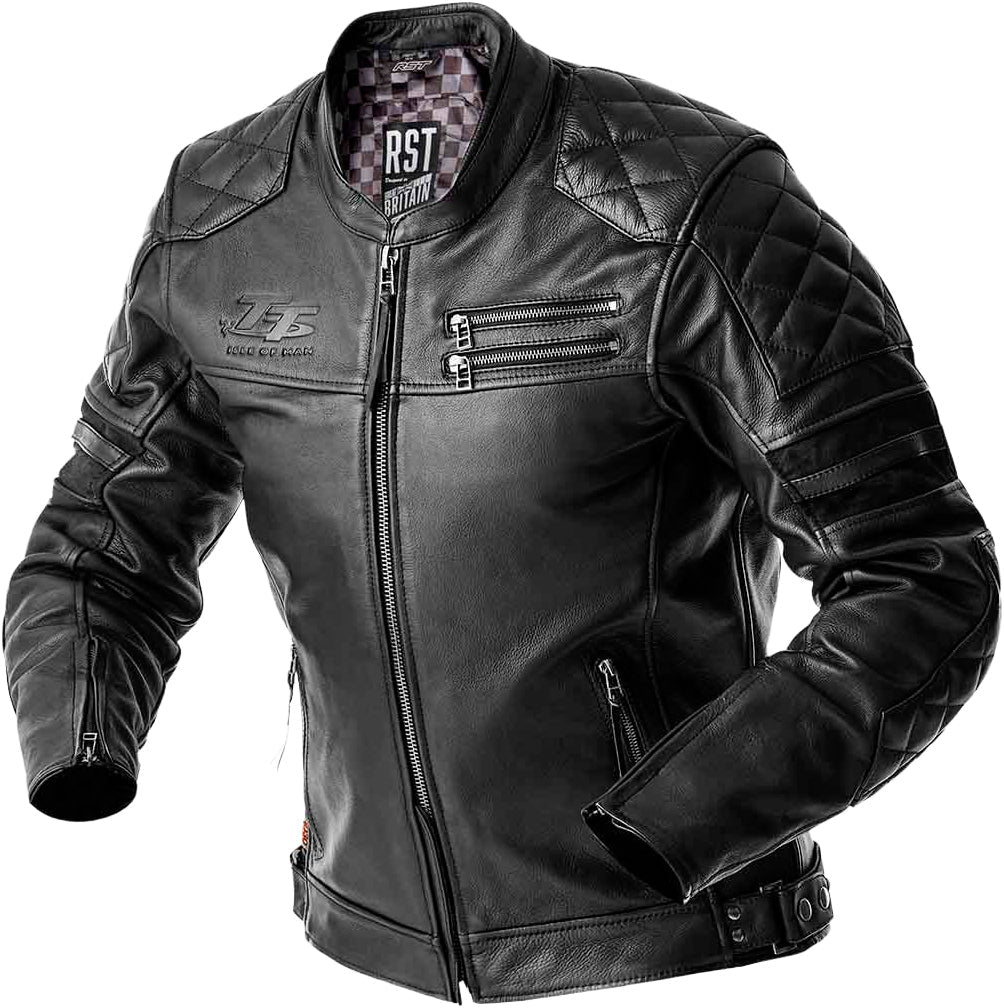 RST Hillberry D3o Jacket Black Leather Xl 556-3639046