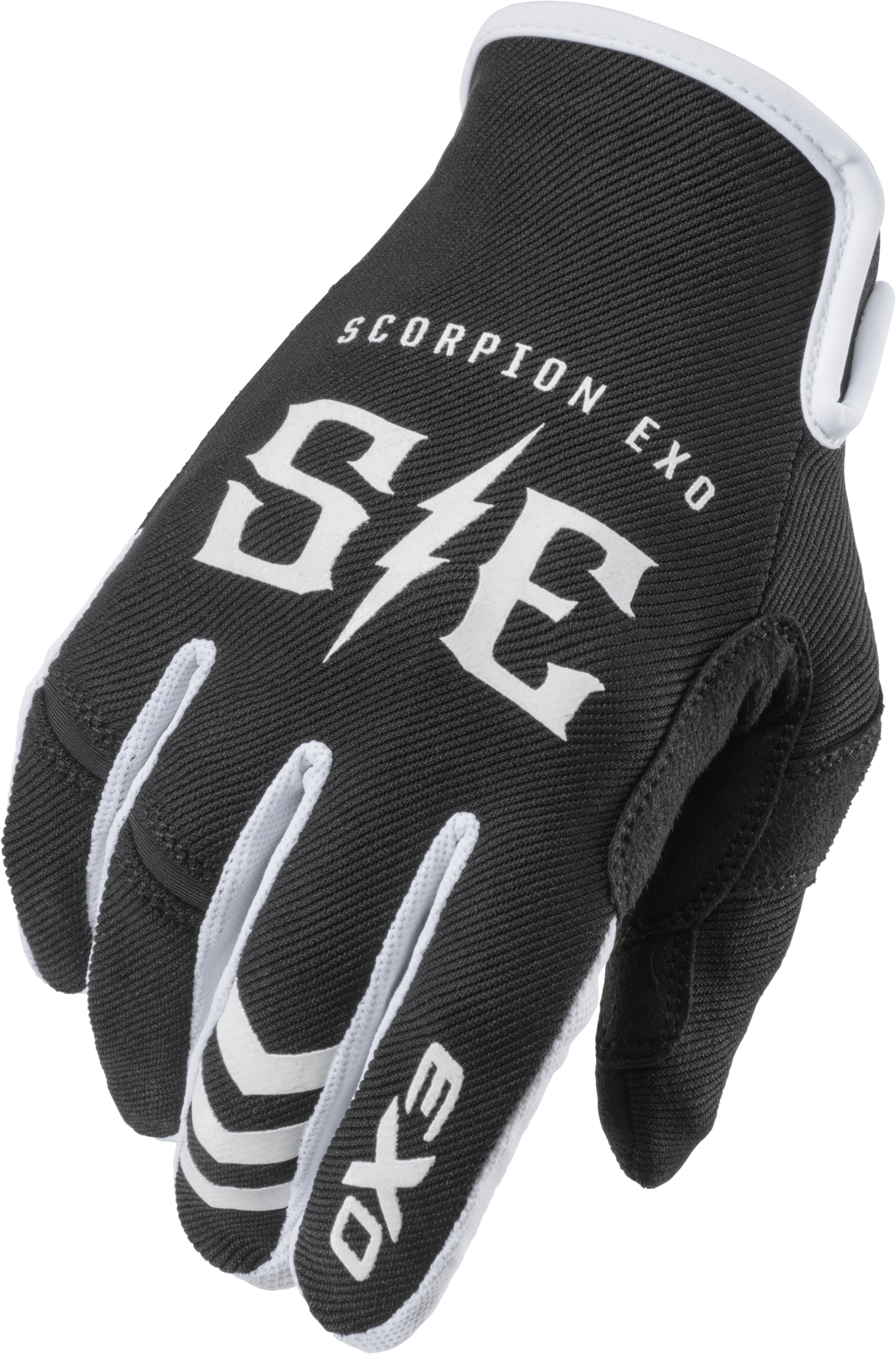 Air-Stretch Gloves Charge Black/White Xl