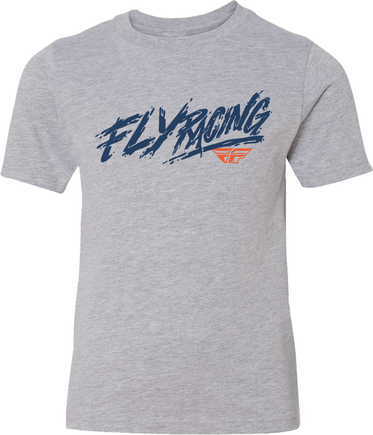 Fly Racing Youth Fly Khaos Tee Grey Ys 352-0022YS