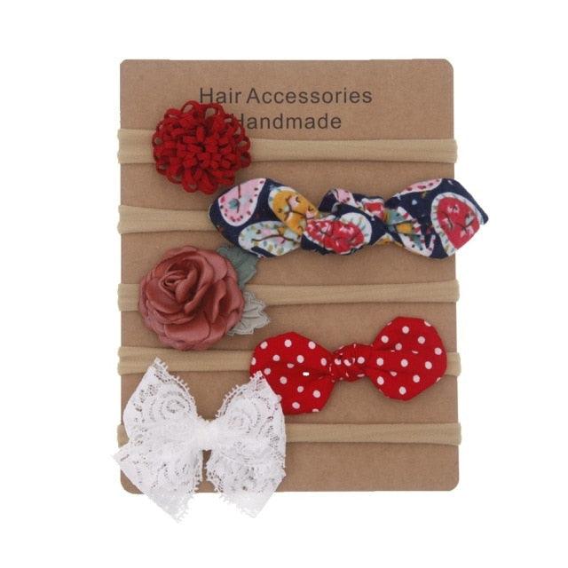 Baby Headbands Newborn hair Bows Kids Toddler headband Elastic Hair Band headwear children Girl Gorgeous Hair Accessories For Baby Girls